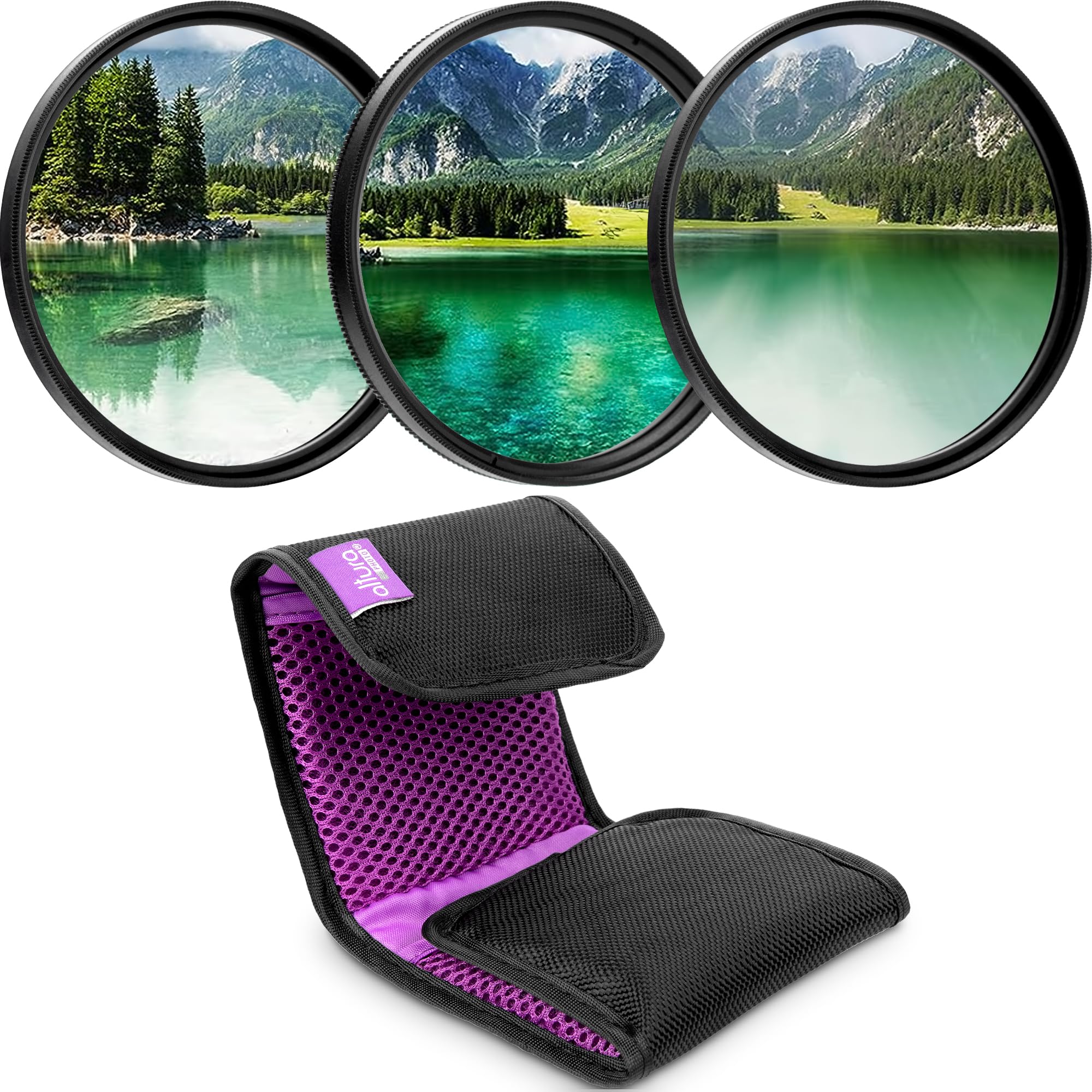 Altura Photo 40.5Mm Lens Filter Kit   Includes 40.5Mm Nd Filter, 40.5Mm Polarizer Filter, 40.5Mm Uv Filter   Uv, Cpl Polarizing