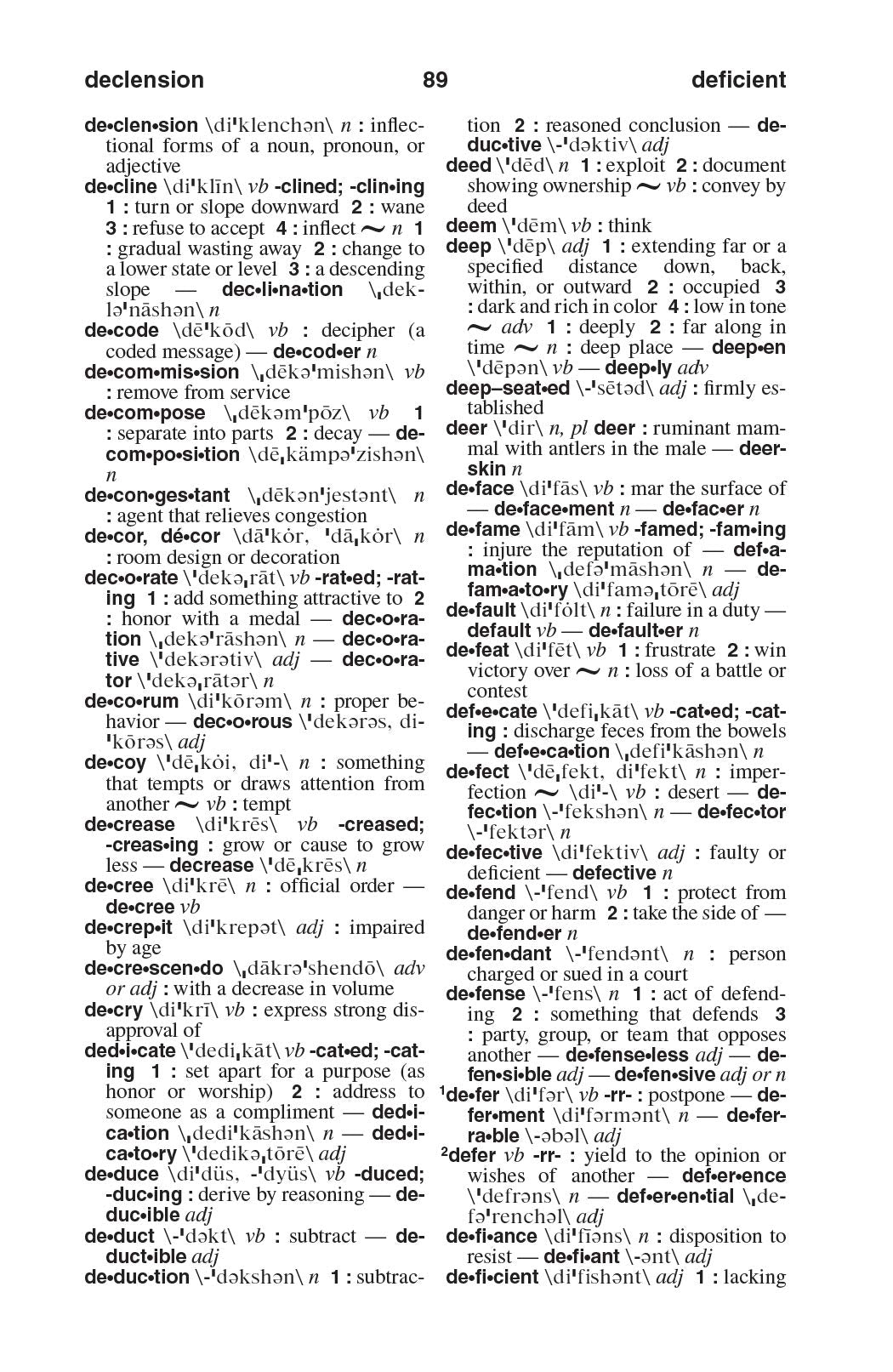 Merriam Webster'S Pocket Dictionary, Newest Edition, (Flexi Paperback) (Pocket Reference Library)