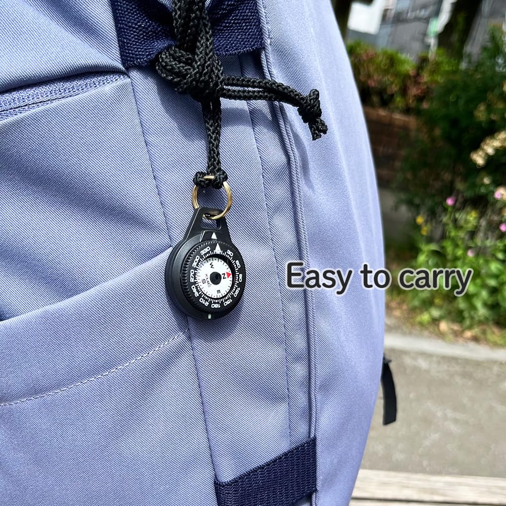 Polaris Waterproof Micro Compass Series/Watchband Or Edc Or With Mini Whistle Or With Whistle (Edc Compass, 1)