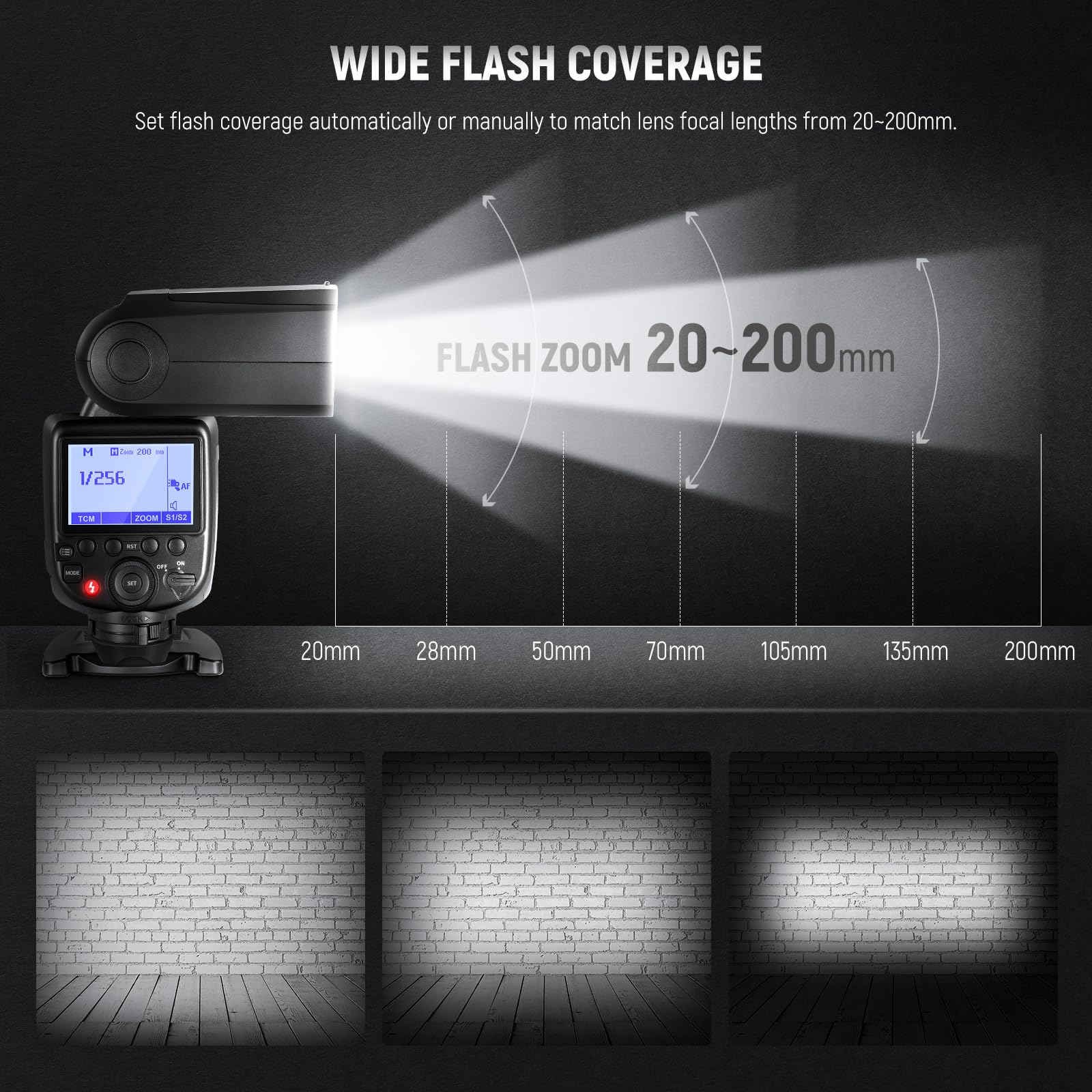 Neewer Nw700 N Ttl Flash Speedlite Compatible With Nikon Dslr Cameras, 1/8000S High Speed Sync Speelight, 1/1 1/256 Output, Tcm