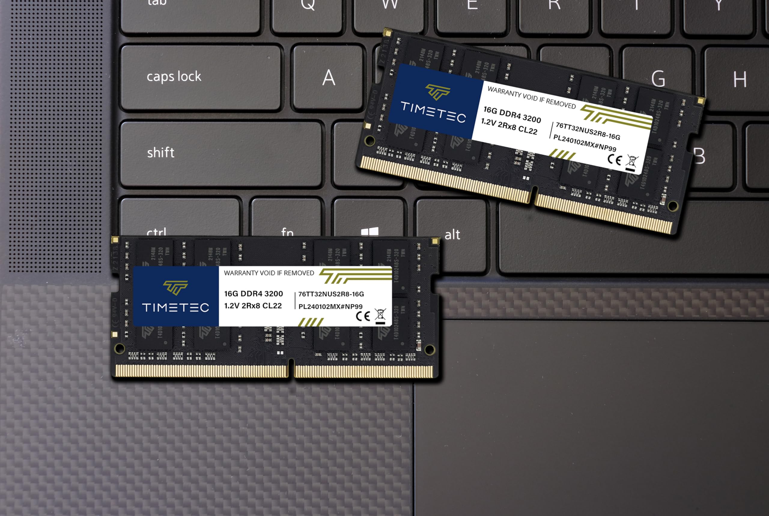 Timetec 32Gb Kit(2X16Gb) Ddr4 3200Mhz (Or 2933Mhz Or 2666Mhz) Pc4 25600 Non Ecc Unbuffered 1.2V Cl22 2Rx8 Dual Rank 260 Pin Sodimm Laptop Notebook Pc Computer Memory Ram Module Upgrade