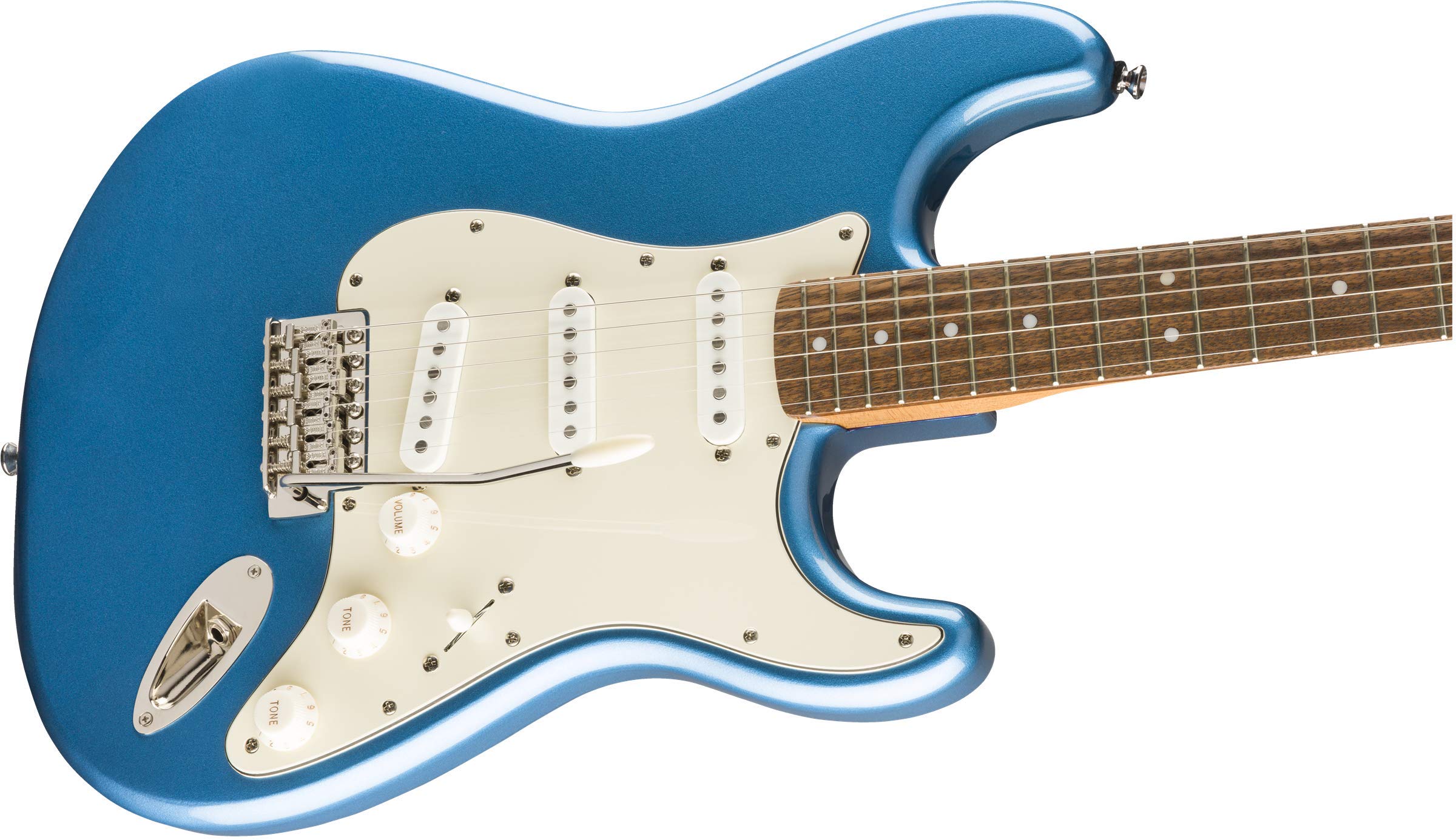 Fender Squier Classic Vibe 60S Stratocaster Electric Guitar, Lake Placid Blue, Laurel Fingerboard