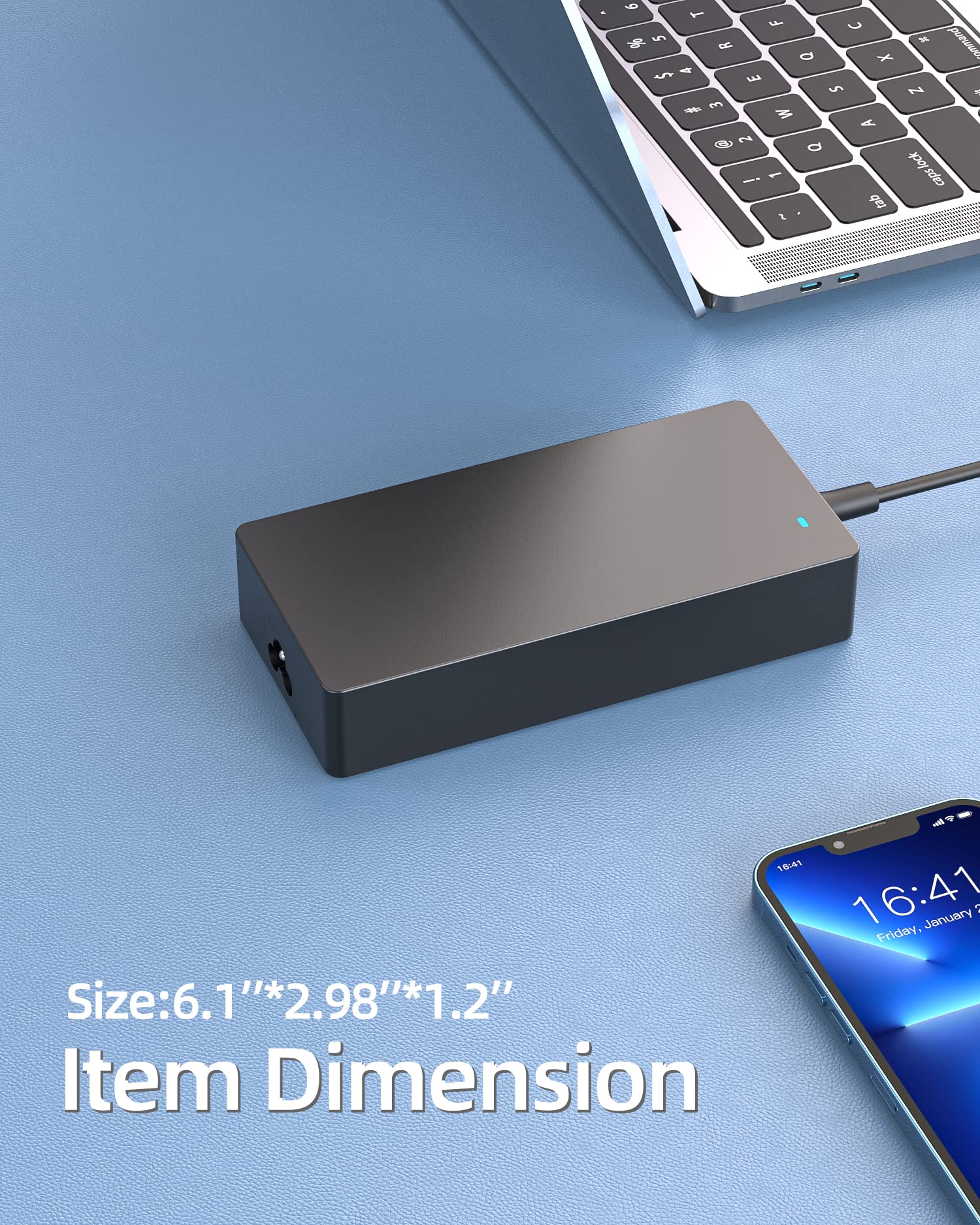 180W 130W Ac Charger Fit For Dell Wd15 Business Dock K17A Monitor,Docking Station Wd19Tb K20A, Wd19,Thunderbolt Dock Tb15 Tb16 K16A Wd19Tbs Tb18Dc Dock D6000 D6000S Laptop Power Supply Adapter Cord