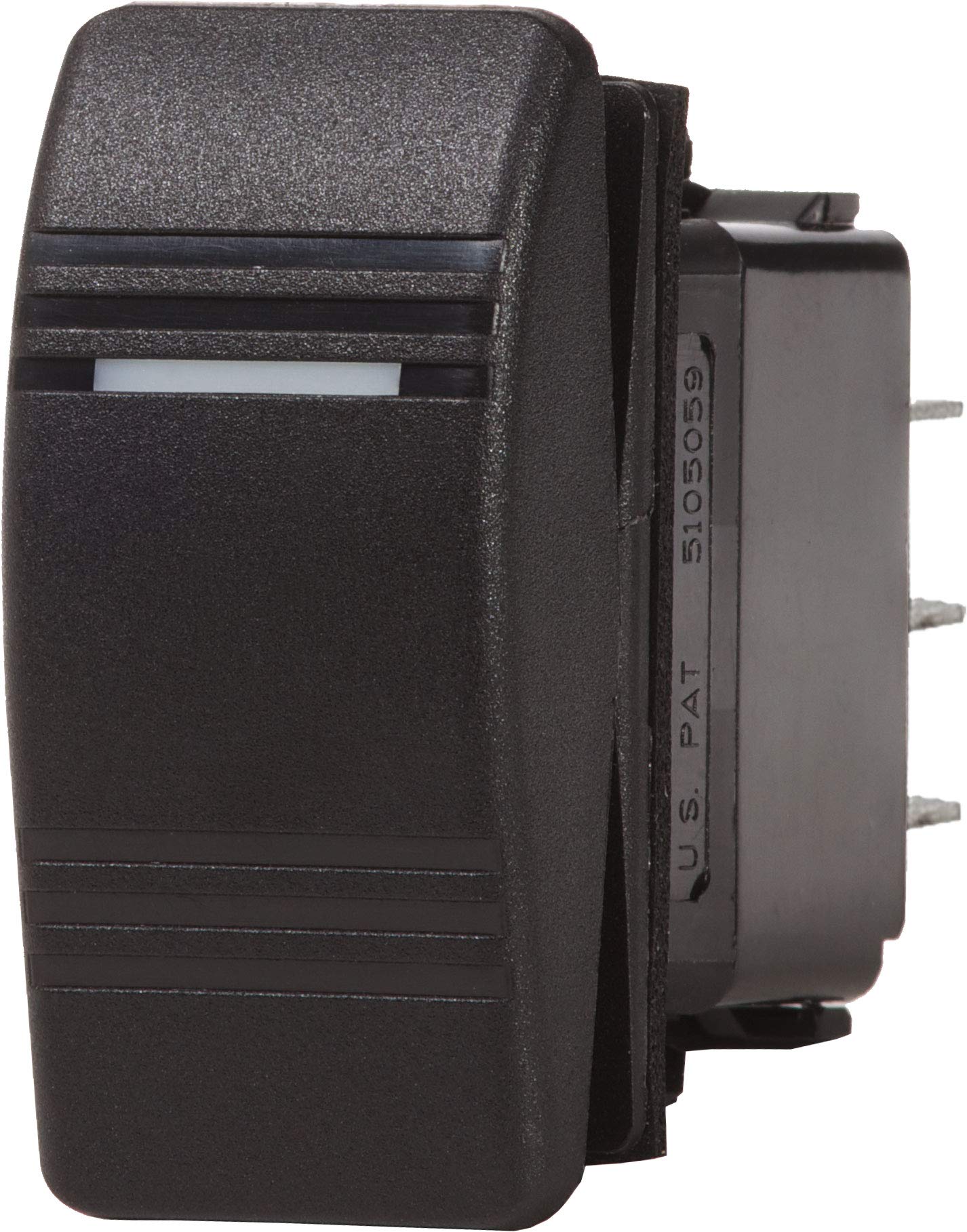 Blue Sea Systems 8287 Contura OFF-ON DPST Switch, Black