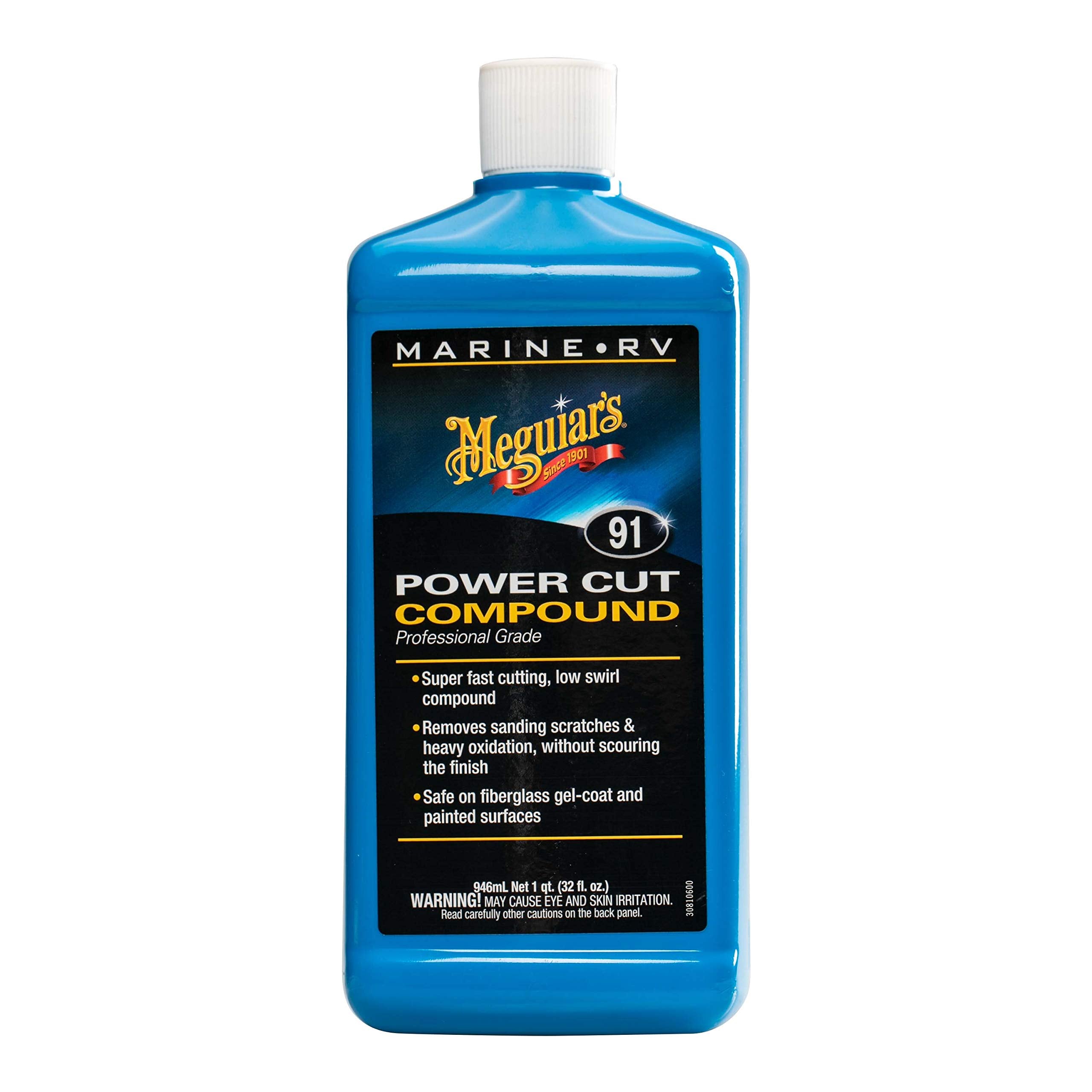 Meguiar'S M9132 Marine/Rv Power Cut Compound - 32 Oz Bottle (Packaging May Vary),WBAUVB001F0H10G