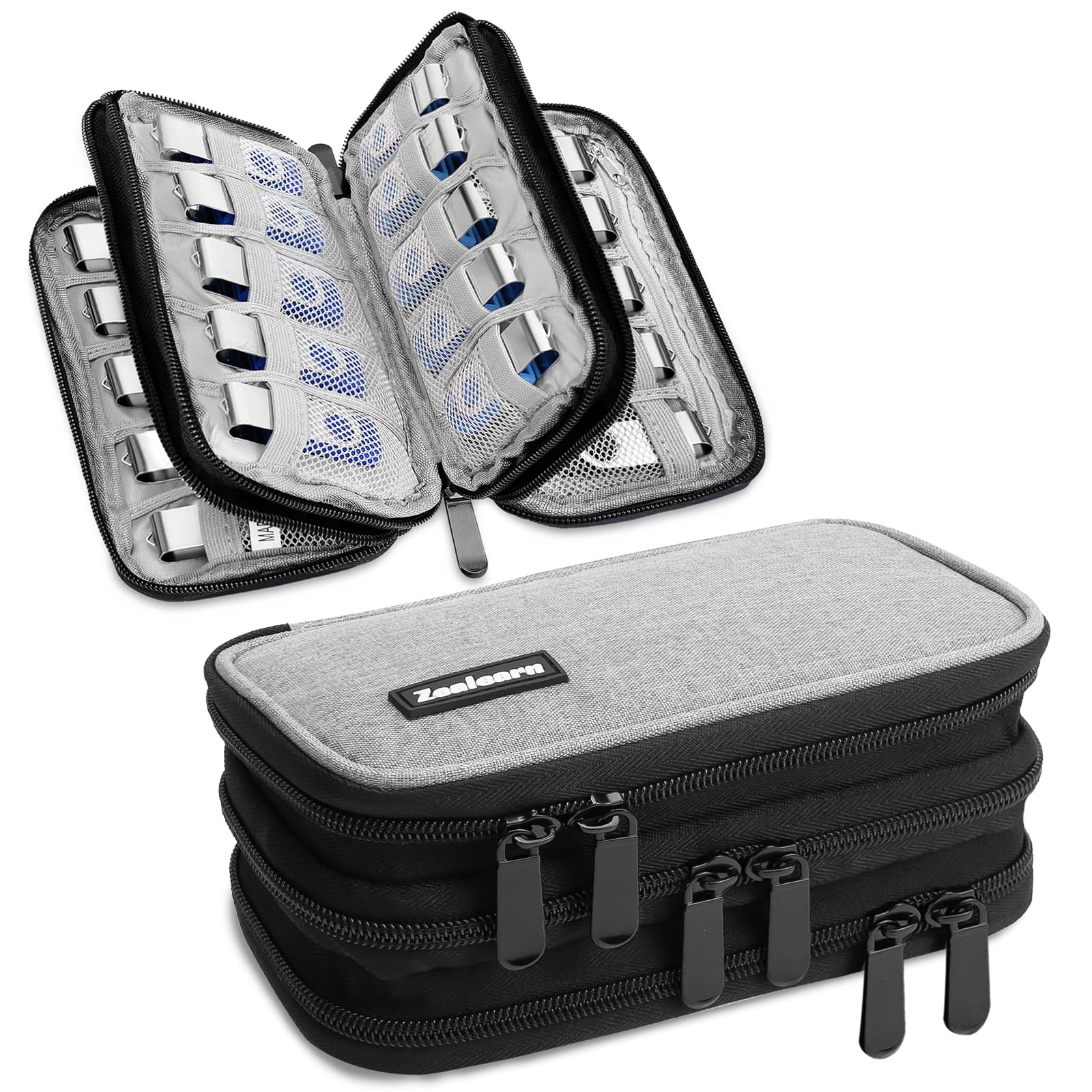 Zealearn Usb Flash Drive Case, Holds 30 Pcs, Usb Storage, Usb Case,Usb Stick Holder,Usb Storage Case,Usb Organizer,Thumb Drive C