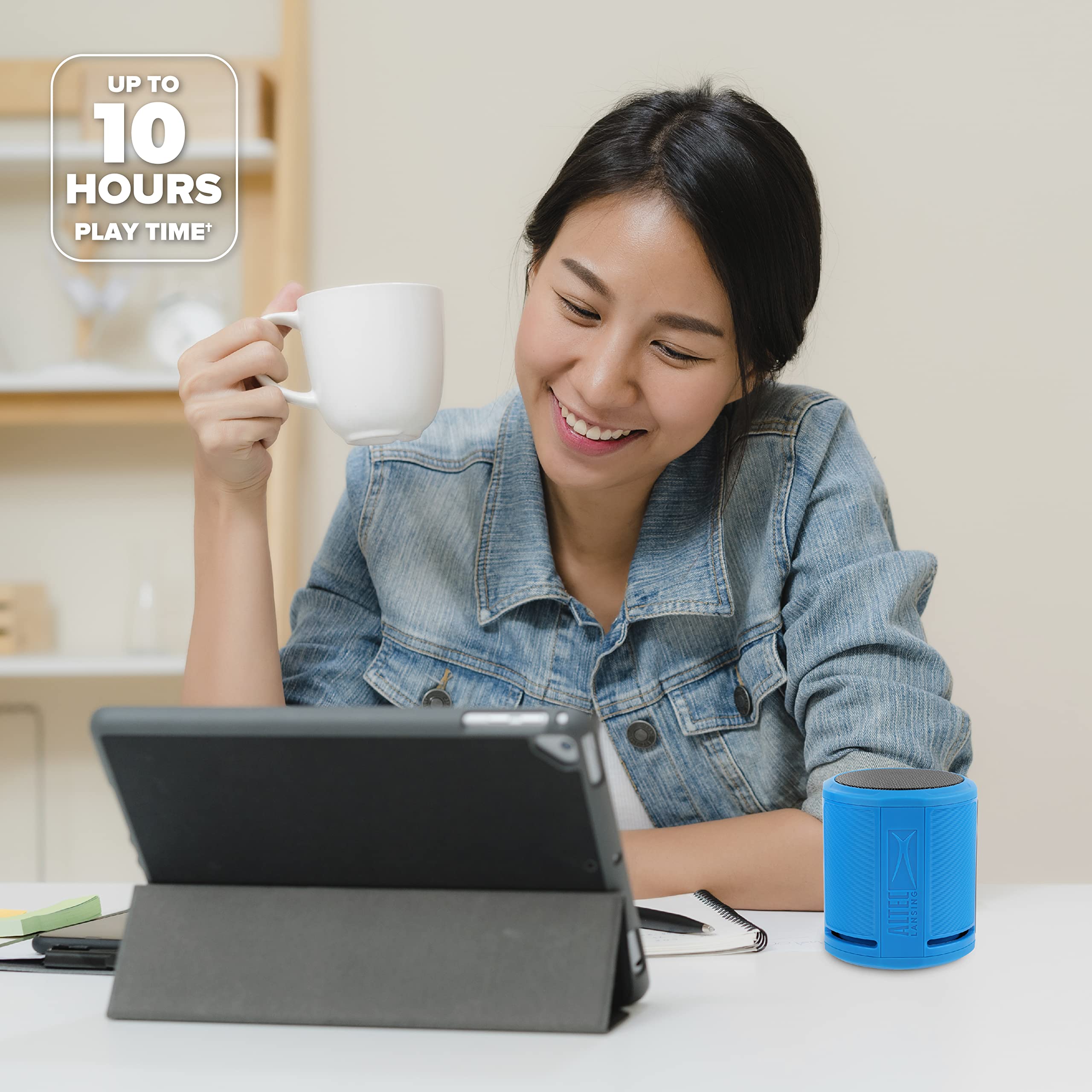 Altec Lansing Hydraorbit - Waterproof Bluetooth Speaker, Lightweight & Portable Speaker For Travel & Outdoor Use, Royal Blue