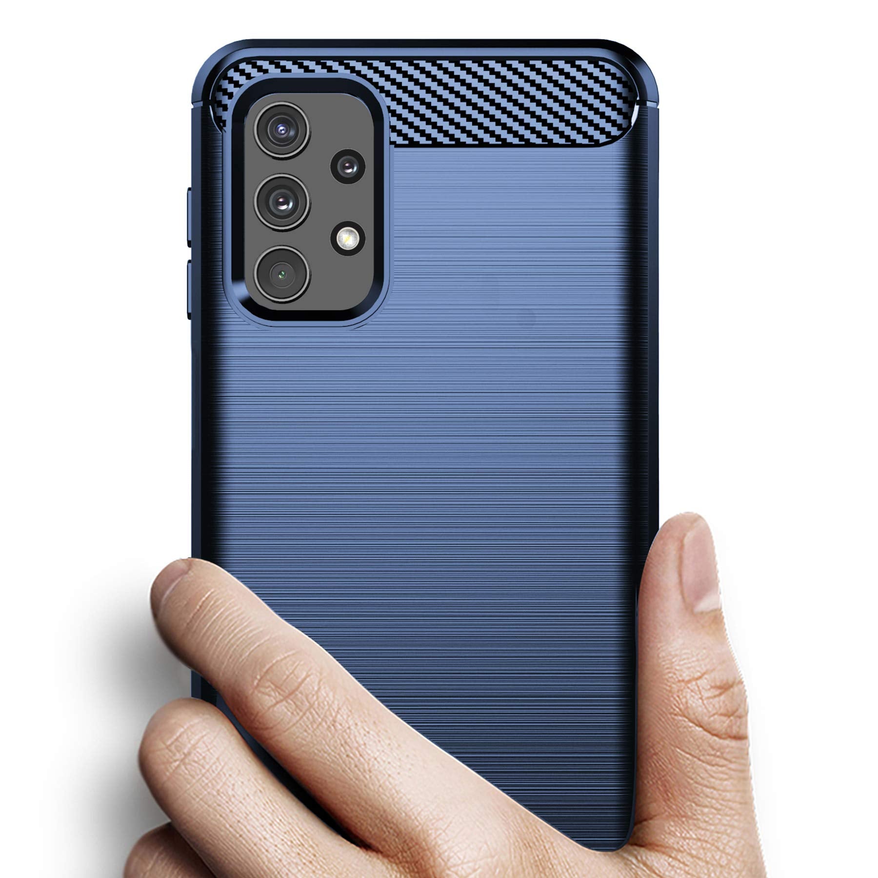 Osophter For Galaxy A32 4G Case,Samsung A32 4G Case With Screen Protector Shock Absorption Flexible Tpu Rubber Protective Cell P