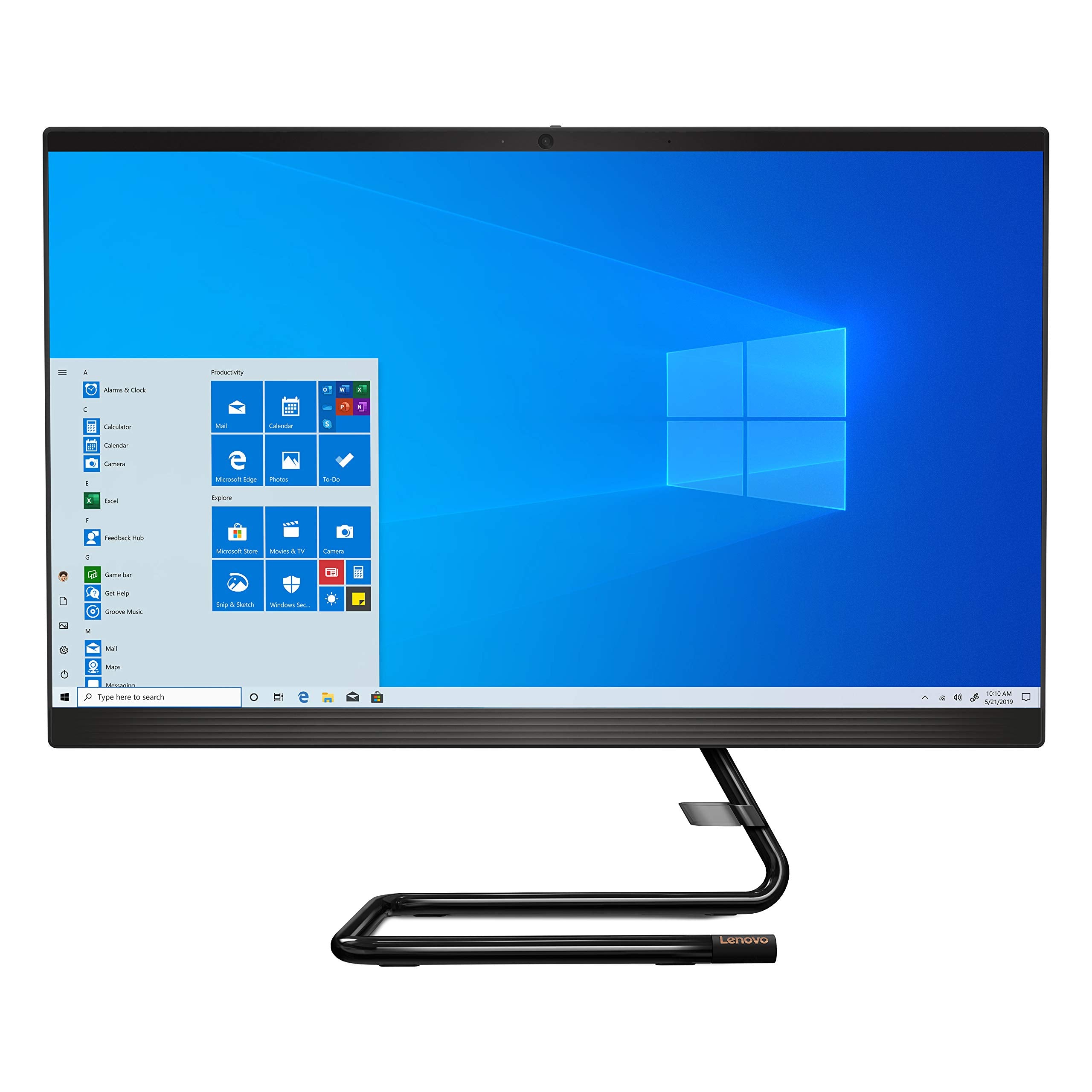 Lenovo IdeaCentre AIO 3, 24 All-in-One Computer, AMD Ryzen 3 4300U Mobile Processor, 8GB DDR4, 256GB SSD, DVD RW Drive, Windows 