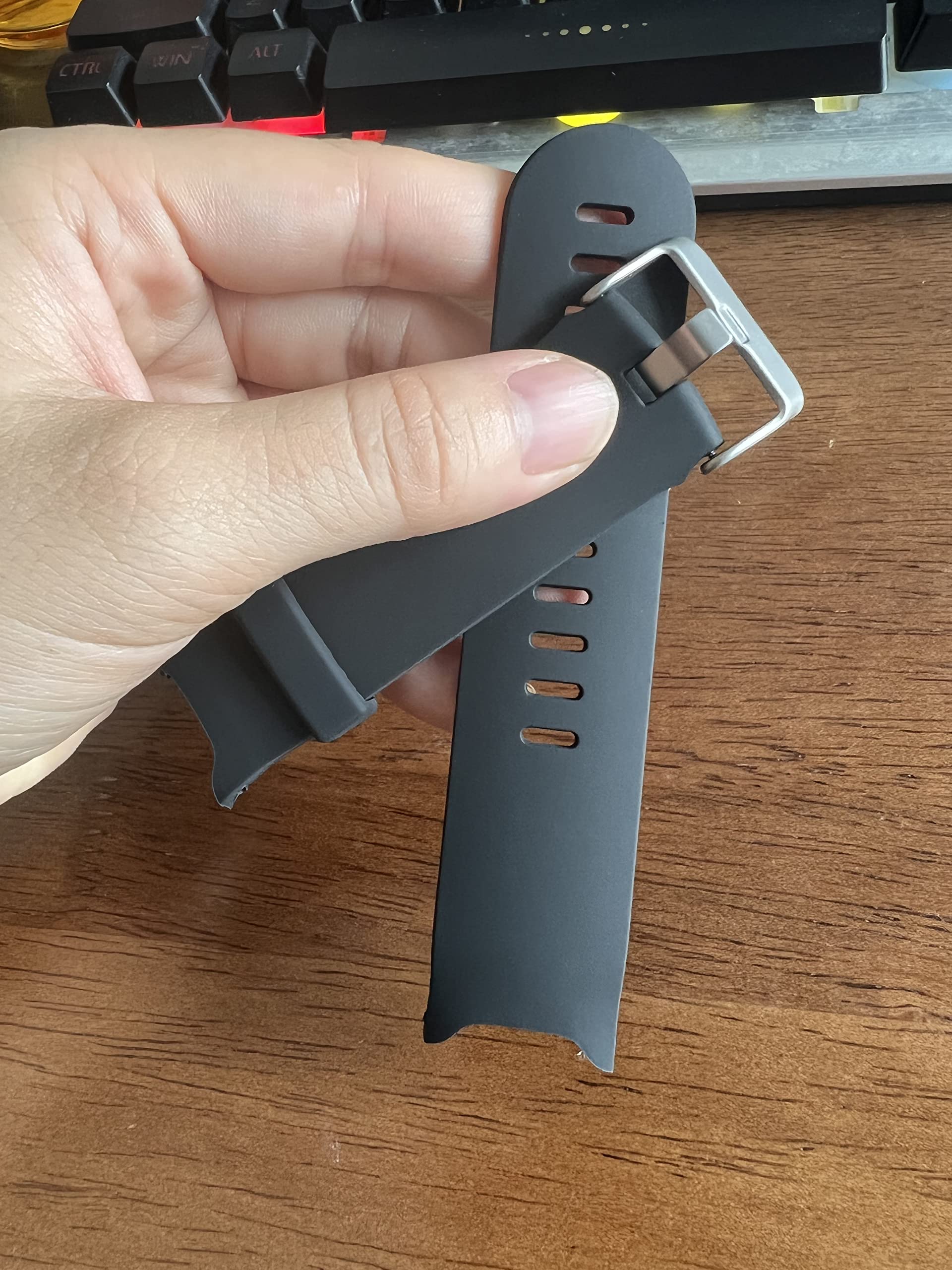 Muovrto Replacemen Band For Garmin Approach S3, Silicone Watch Strap Watch Sport Band For Garmin S3 Golf