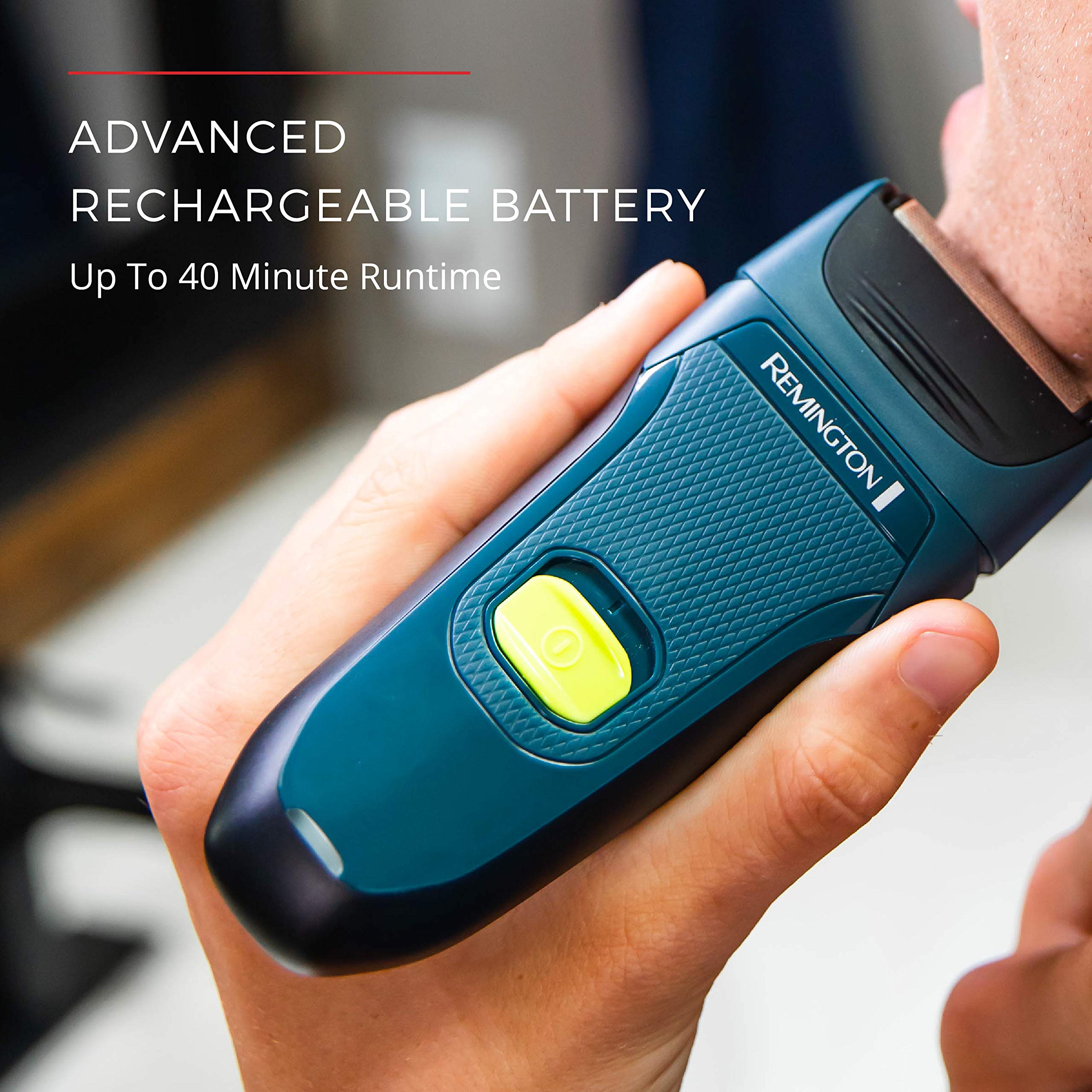 Remington Pf7320 Remington Ultrastyle Rechargeable Foil Shaver, Green