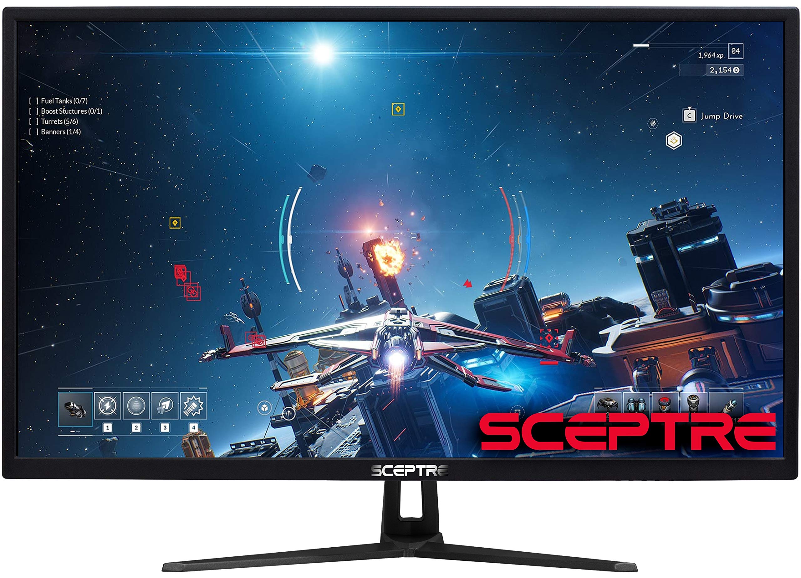 Sceptre 32inch Qhd 1440P 2560X1440 Led Monitor Hdmi Displayport Up To 85Hz Buildin Speakers Blue Light Shift, Machine Black 2020 (