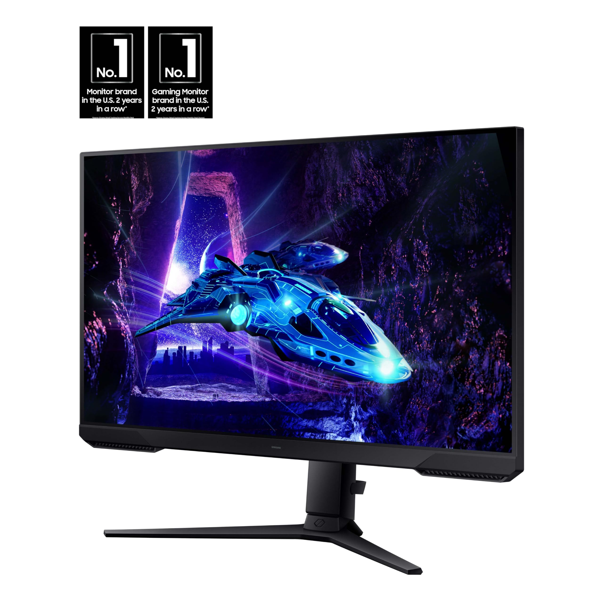 Samsung 27 Inch Odyssey G3 (G30D) Series Fhd Gaming Monitor, 1Ms, 180Hz, Amd Freesync, Adjustable Stand, Black Equalizer, Virtua