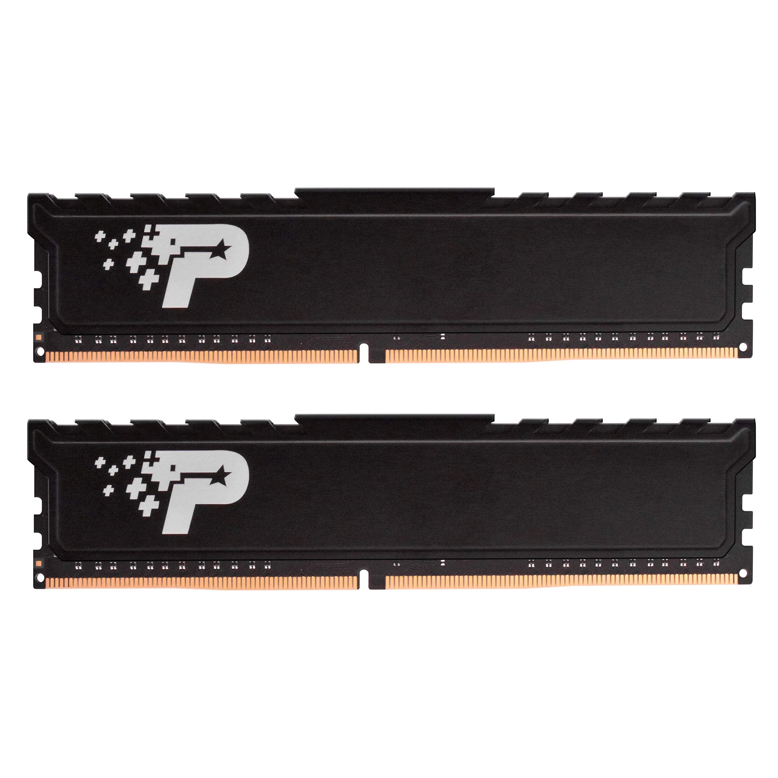 Patriot Memory Signature Premium Ddr4 16Gb (2X8Gb) 3200Mhz (Pc4 25600) Udimm Kit W/Heatshield