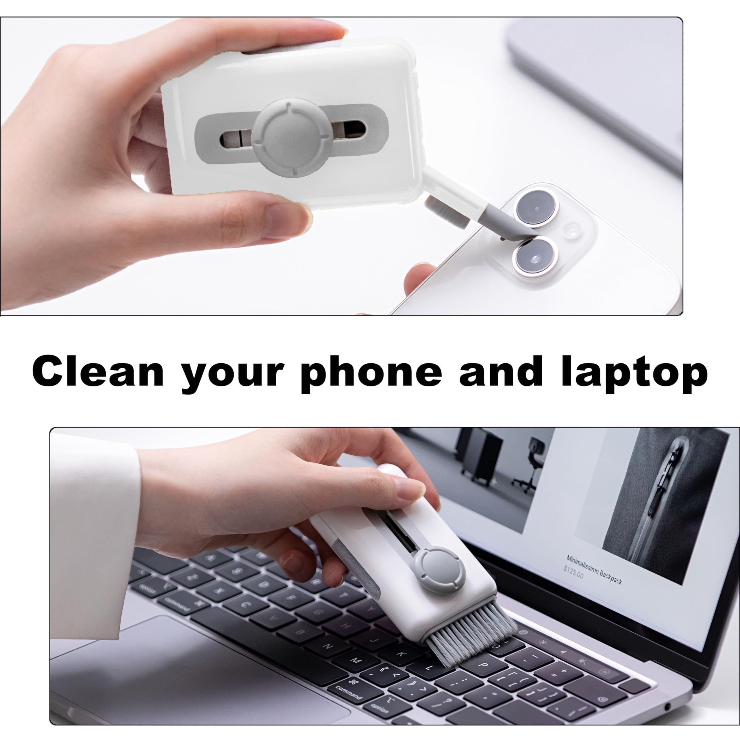 Keyanlai Cleaner Kit For Airpod, Keyboard Cleaner For Laptop, Macbook, Screen Cleaner With Microfiber Cloth, Multifunctional Cle