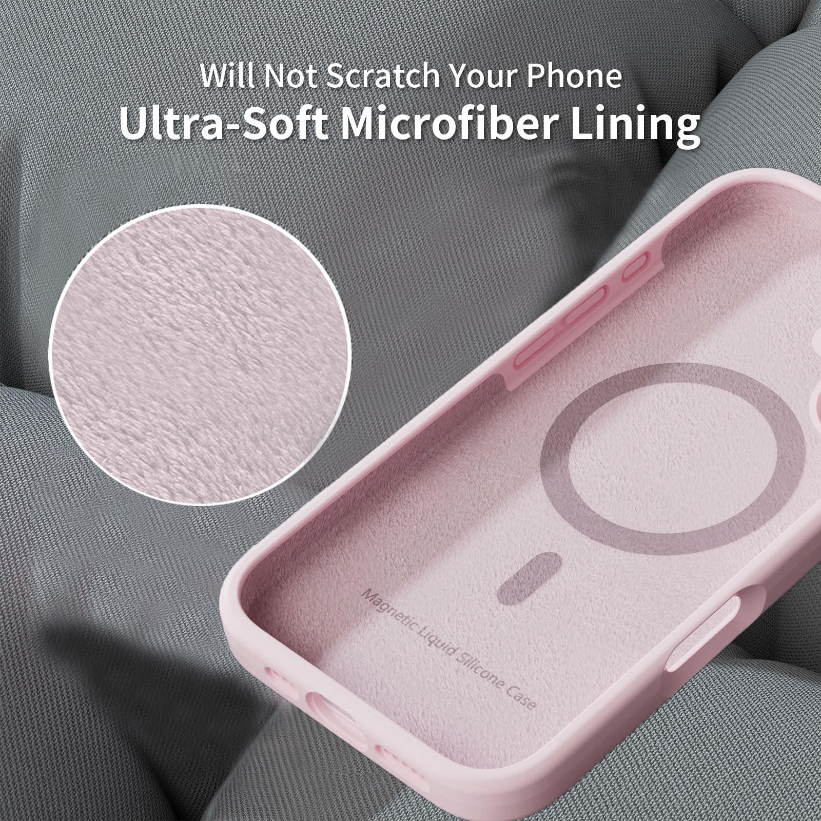 Oaoa Magnetic Case Compatible With Iphone 16 Pro Max Case, Compatible With Magsafe, Camera Protection, Cute And Durable Liquid S