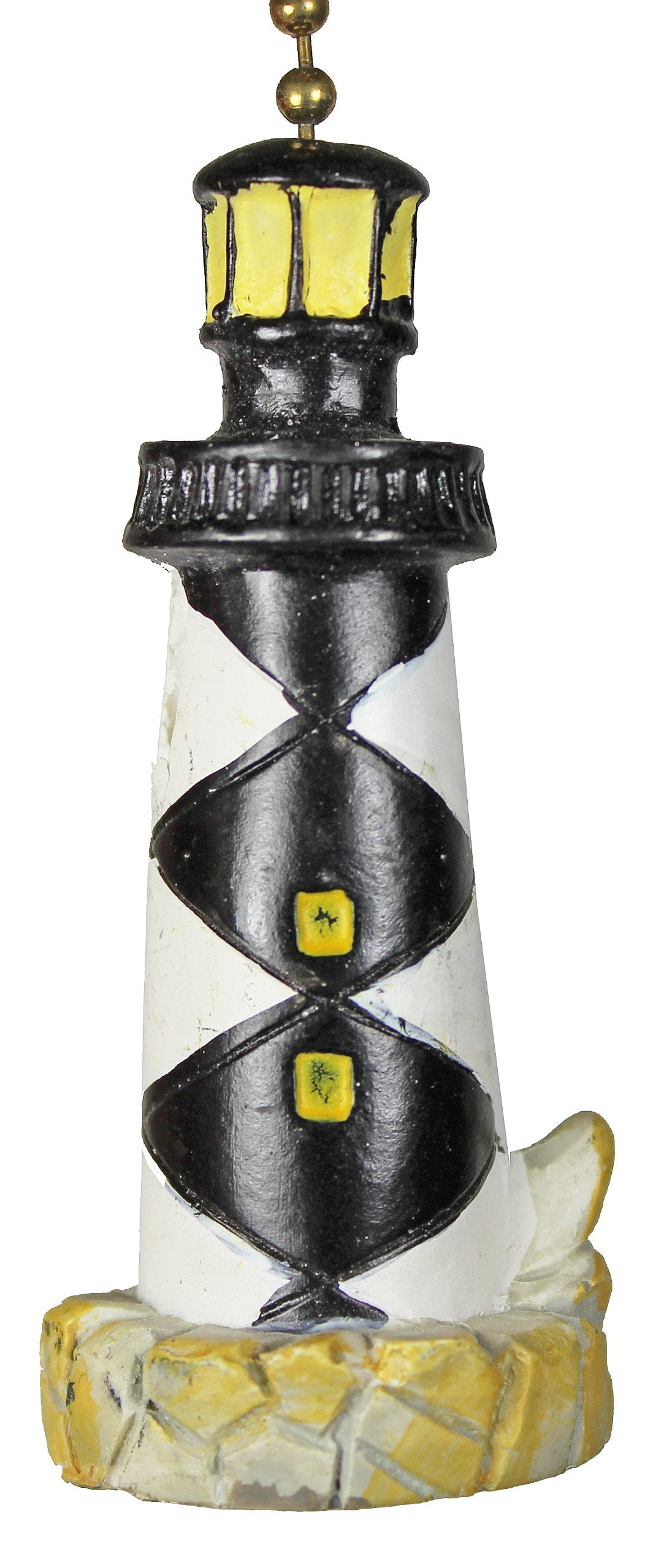 N Carolina Cape Lookout Lighthouse Ceiling Fan Light Pull