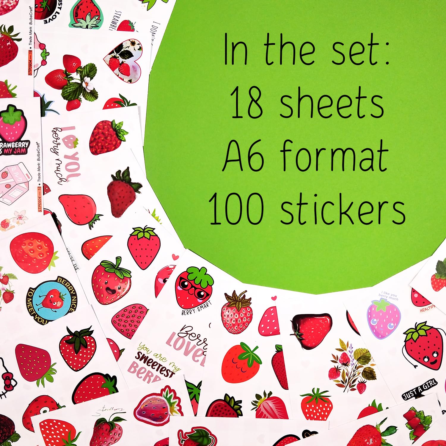 100Pcs Strawberry Stickers & Laptop Decals   Strawberry Birthday Party Decorations, Strawberry Shower Supplies   Strawberry Gift