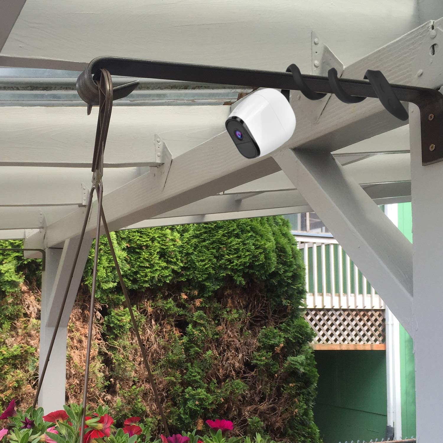 Uogw 2 Pack Flexible Twist Mount Compatible With Arlo Pro 4,Pro 3,Pro 2,Arlo Ultra,Arlo Pro,Arlo Baby,Arlo Go,Arlo Wall Mount Bracket,Attach Your Arlo Camera Wherever You Like Without Any Tools Black