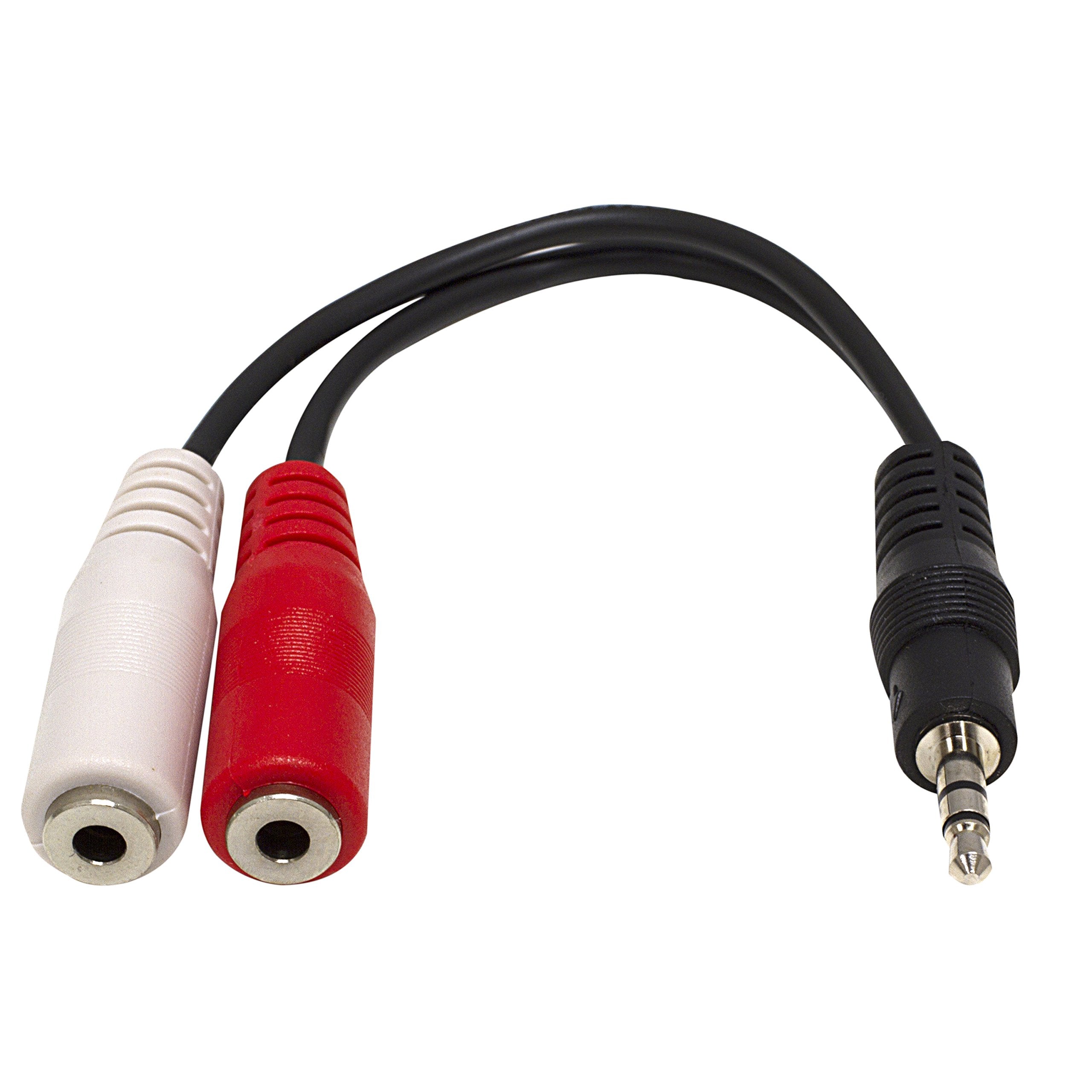 CableWholesale 6Inch 2 x 3.5mm Stereo Female/Male Wholesale Cable (30S135360)