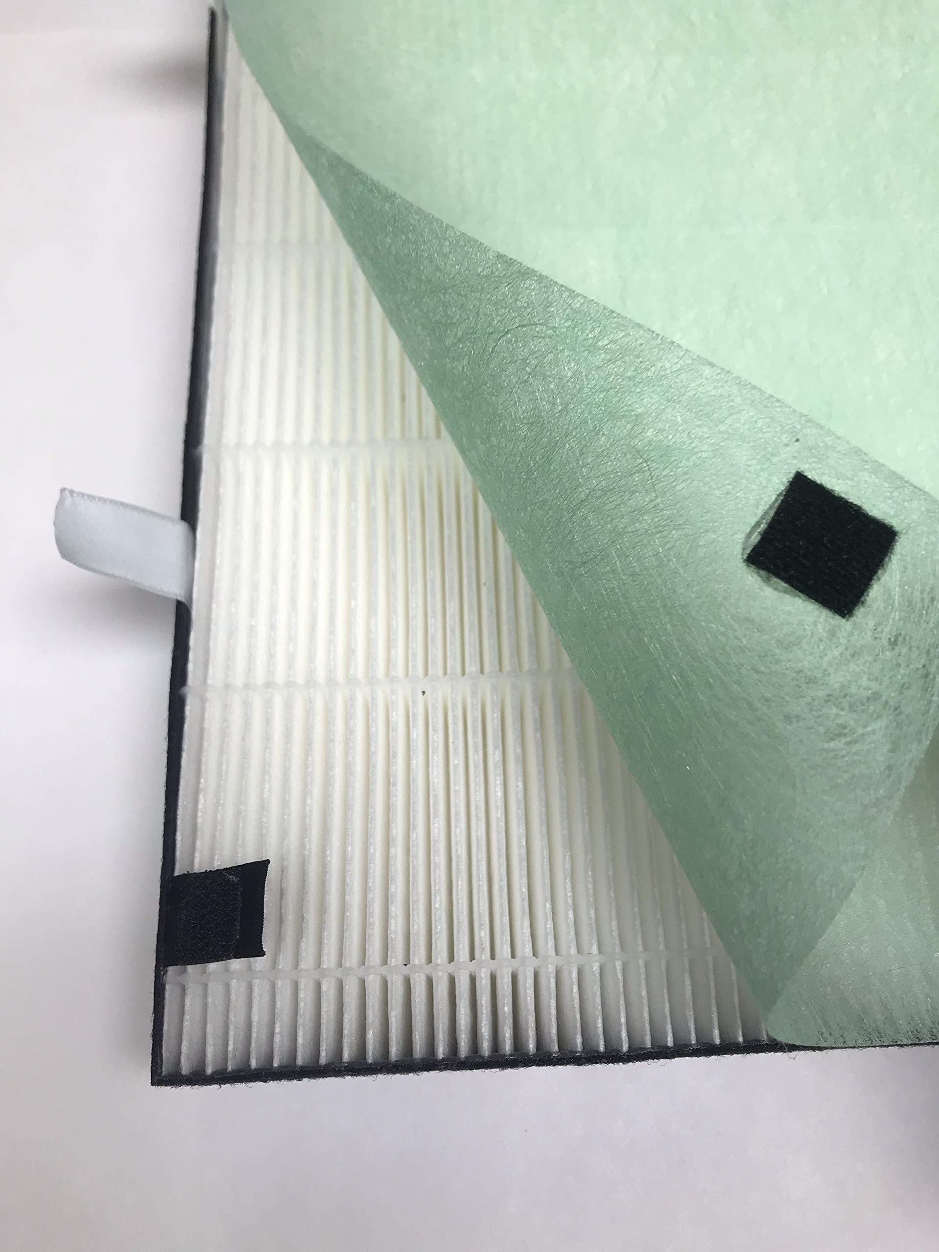 Nispira True Hepa Filter Replacement Compatible With Bissell Air400 Air Purifier Part 2521, 1 Pack