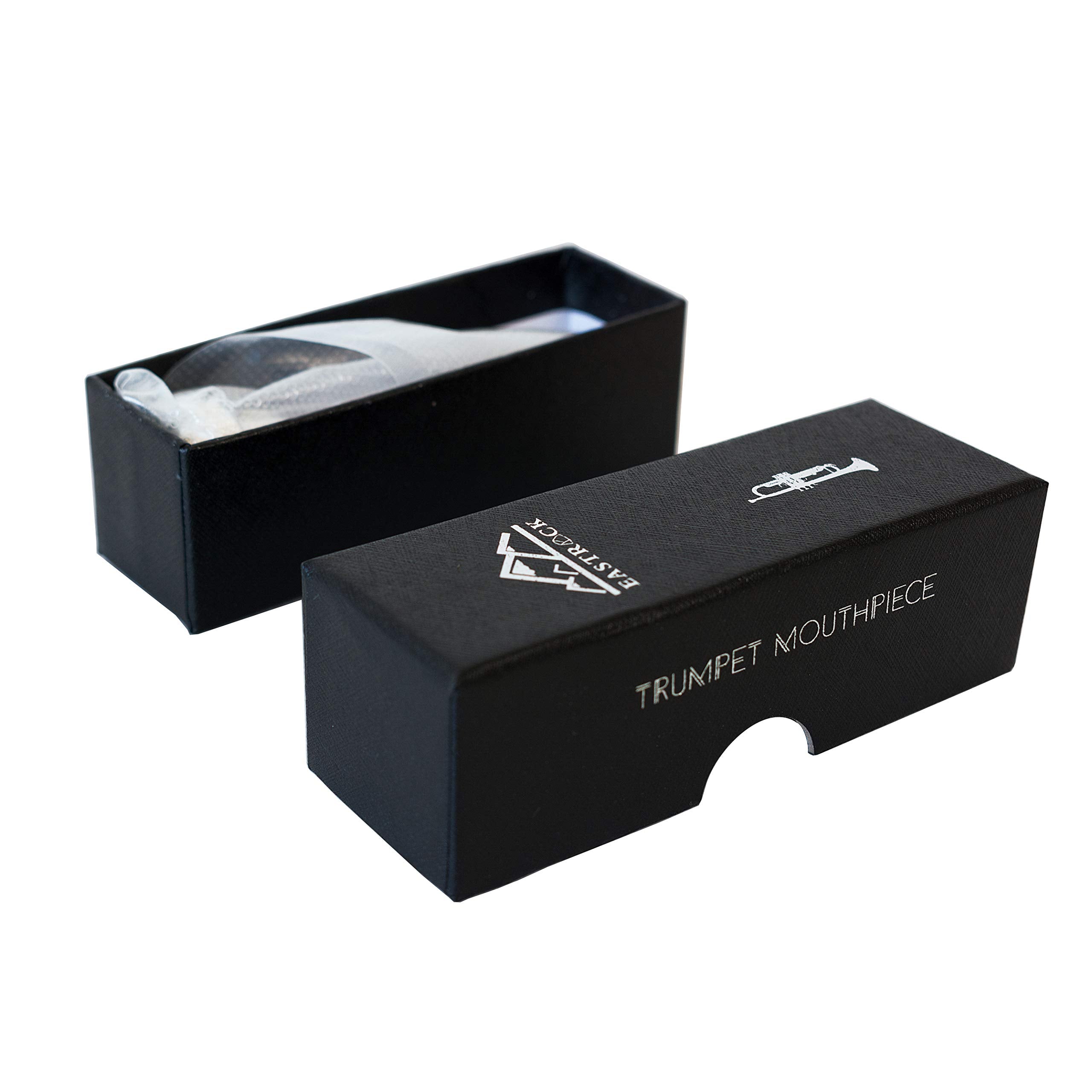 Eastrock 7C Trumpet Mouthpiece Silver Plated Bb Trompeta Mouthpiece Trumpet Instrument Accessories Vacuum Packed