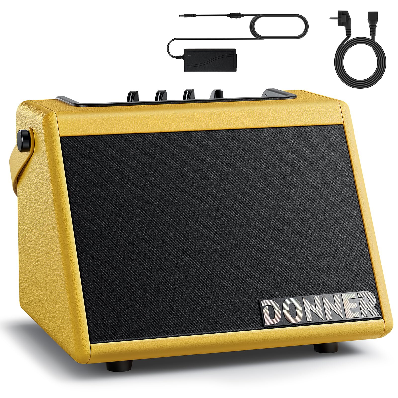 Donner Electric Drum Speaker 20W, Wireless Small Amp for Electronic Drum Sets & Keyboards, DDA-20 Portable for Home Practice & O