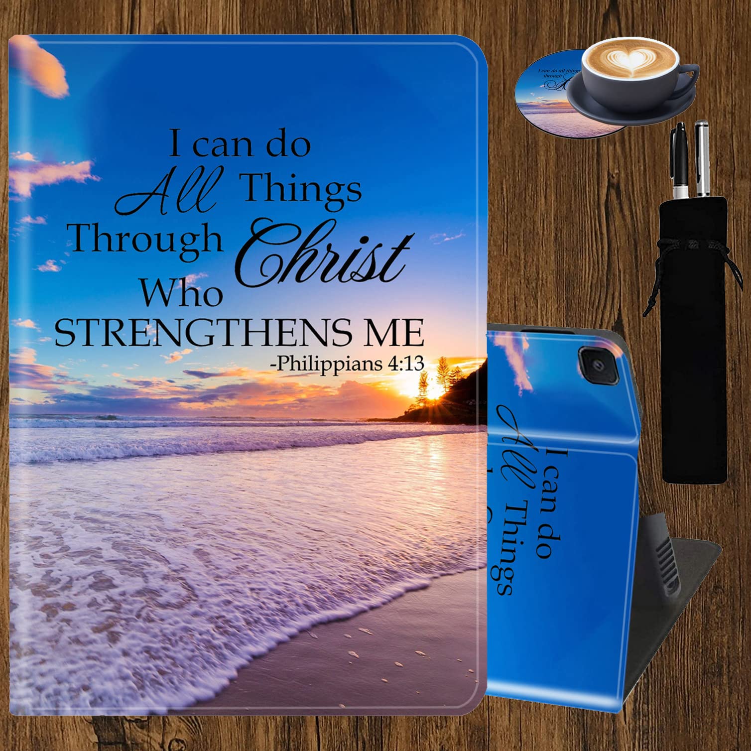 For Samsung Galaxy Tab A7 10.4    2020 Case (Sm T500/ T505/ T507), With Coaster Adjustable Stand Auto Wake & Sleep Smart Cover F