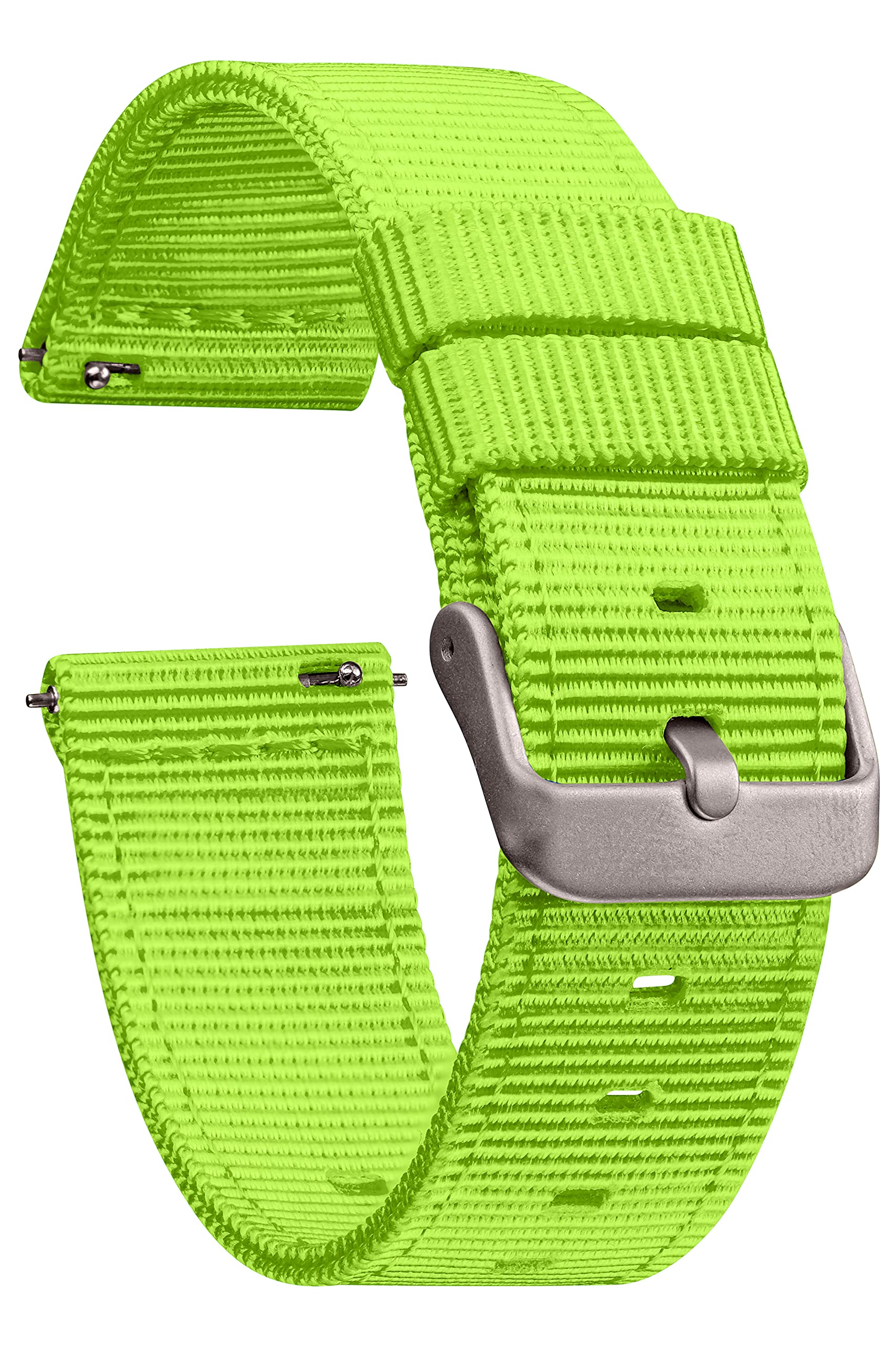 Gadgetwraps 16Mm Nylon Watch Band With Quick Release Pins   Compatible With Fossil, Skagen, Misfit   16Mm Nylon Watch Band (Lime