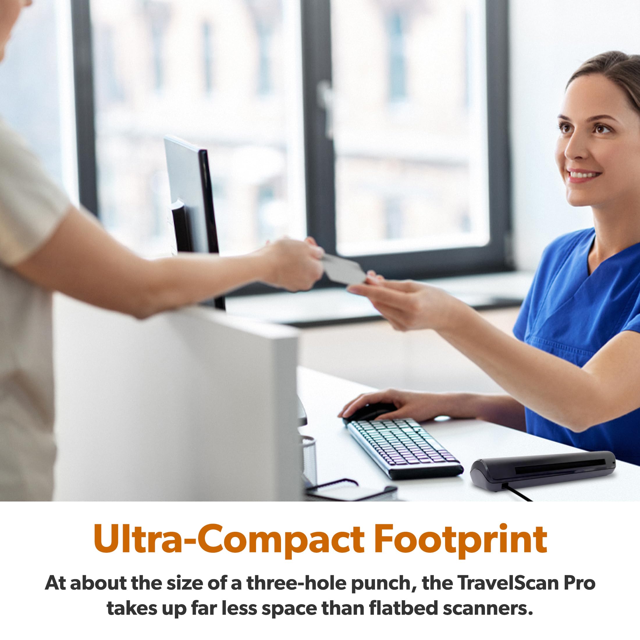 Ambir Travelscan Pro 600 (Ps600 As) Simplex Document Scanner And Card Scanner