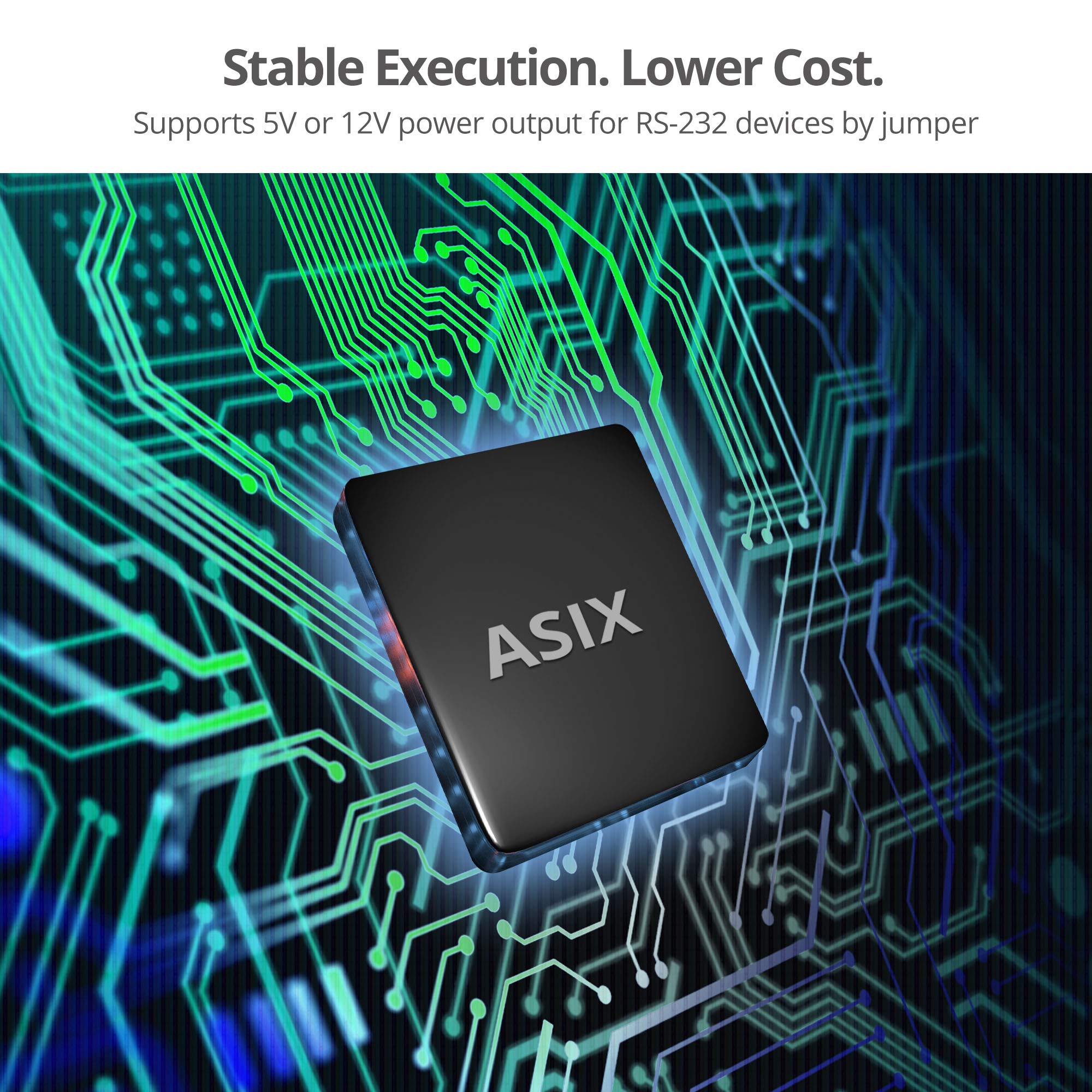Siig Single Serial Pcie Card Adapter, 16650 Uart, Baud Rates Up To 250Kbps, Pcie 20 X1 To 1X Rs 232 Male 9 Pin Db9, Rs 232 5V Or