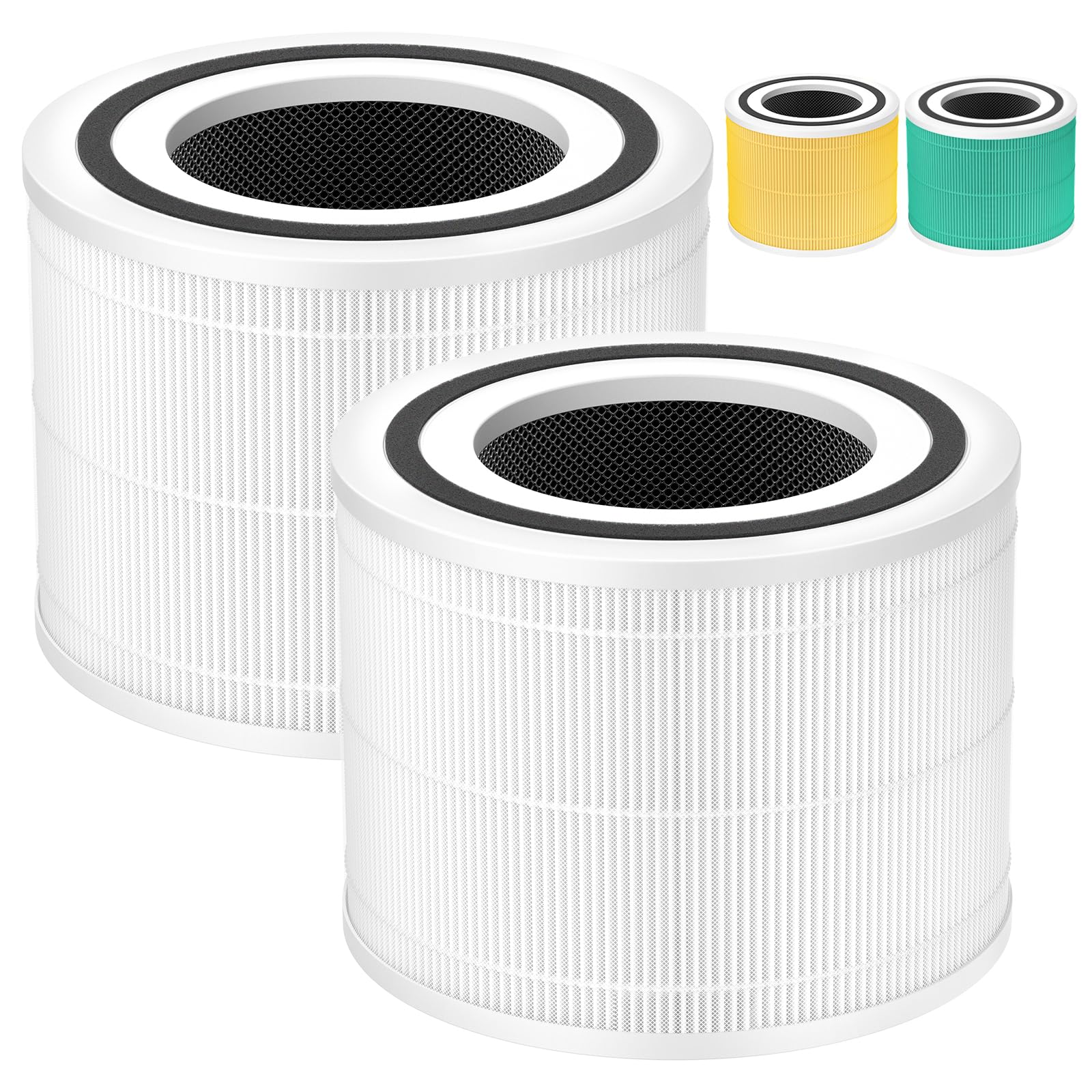2 Pack 14 True Hepa Replacement Filter Compatible With Puro 240 Air Purifier, 3 In 1 True Hepa Filter Replacement With Hp 14 Act