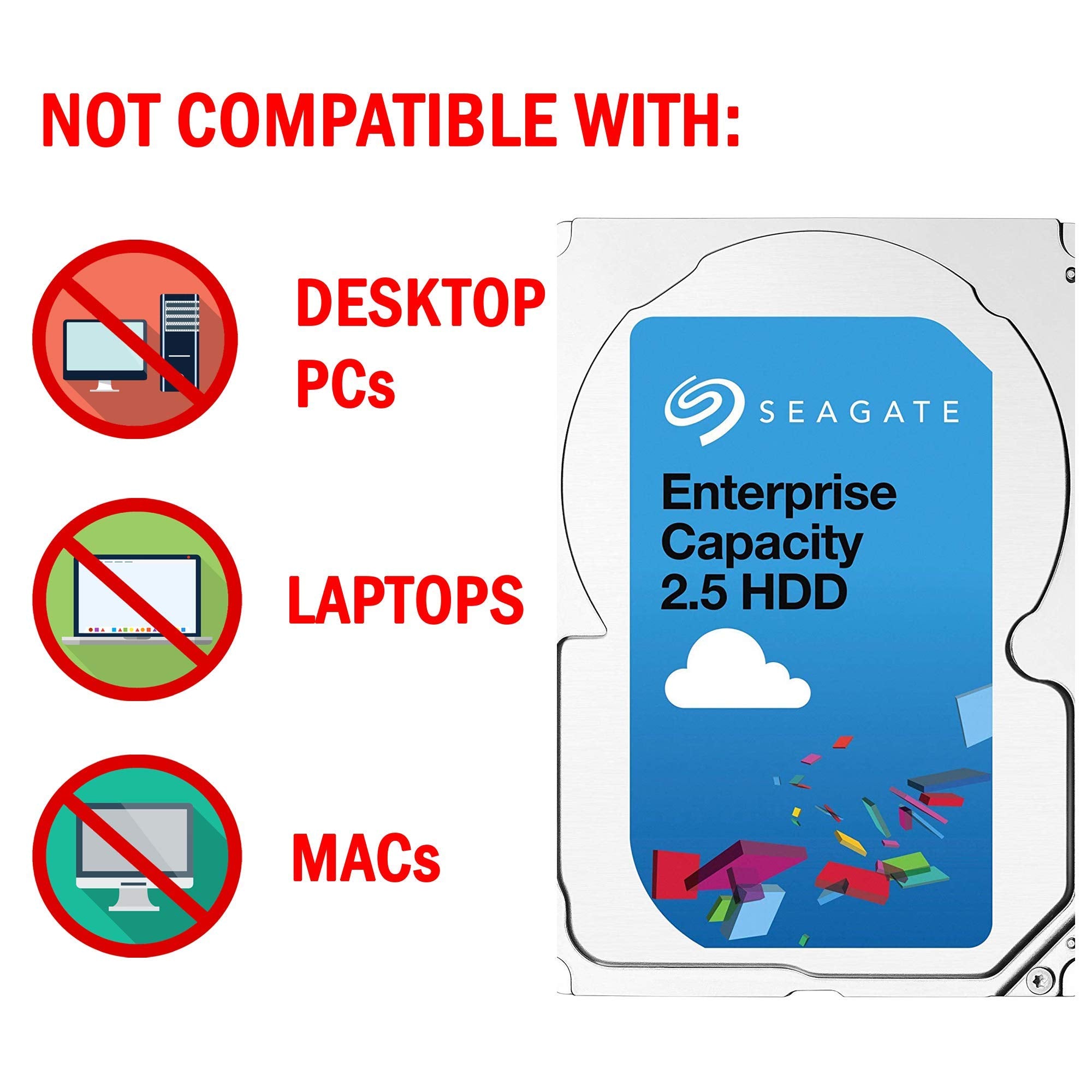 Seagate Hard Drive Internal Nearline 1000 Scsi 128 Mb Cache 25 St1000Nx0453