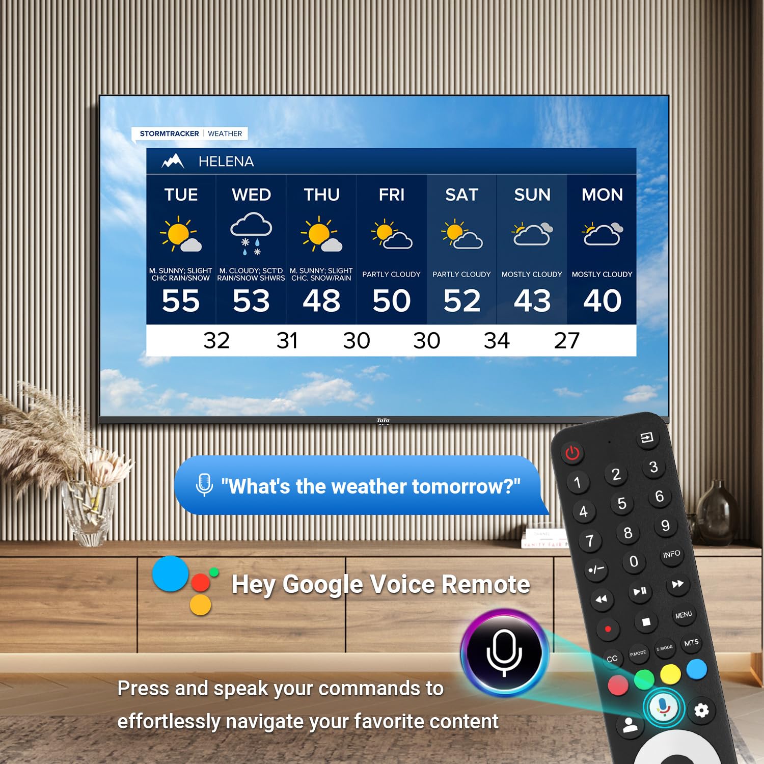 Tutu 32'' 720P Hd Led Google Tv Widescreen High Definition Slim Design Smart Tv With Built In Hdmi Usb Suitable For Kitchen Kid'