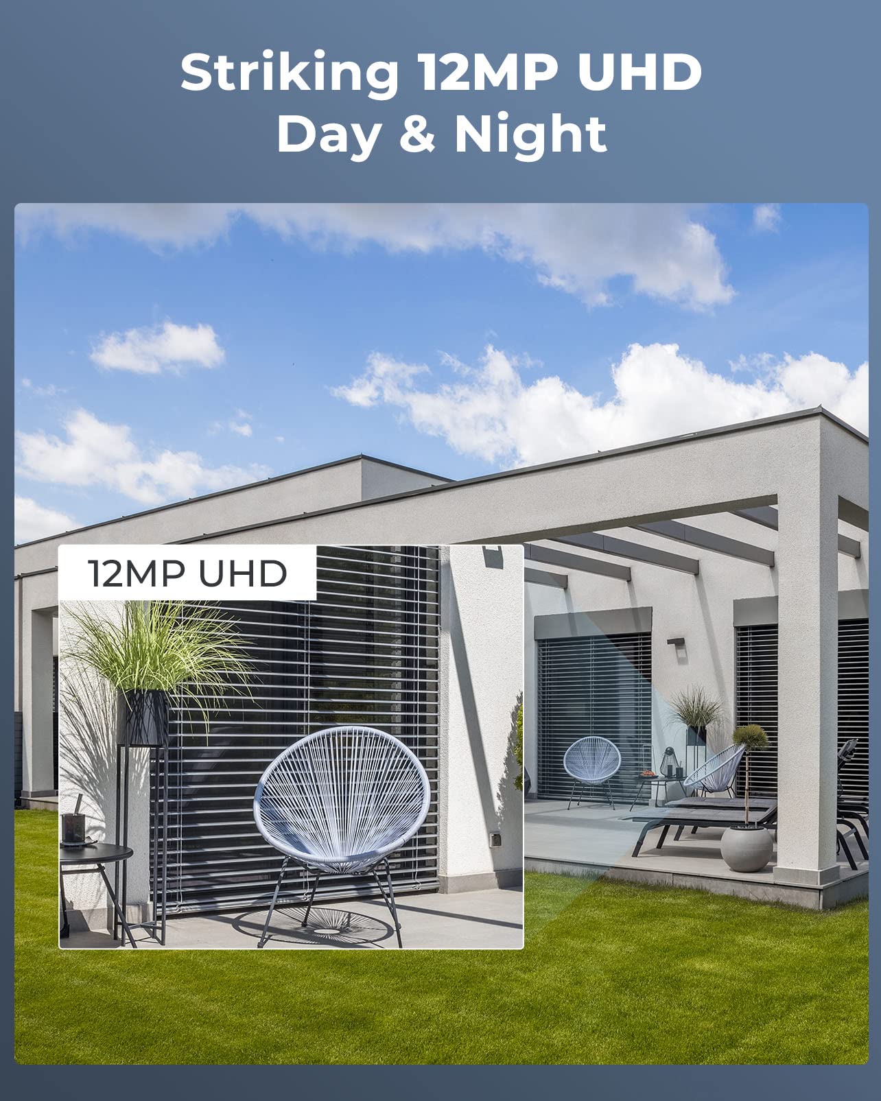 Reolink 12Mp Security Camera System Commercial, 8Pcs H.265 12Mp Poe Security Cameras Outdoor, Person Vehicle Pet Detection, Spotlight Color Night Vision, 16Ch Nvr 4Tb Hdd, Rlk16 1200B8 A