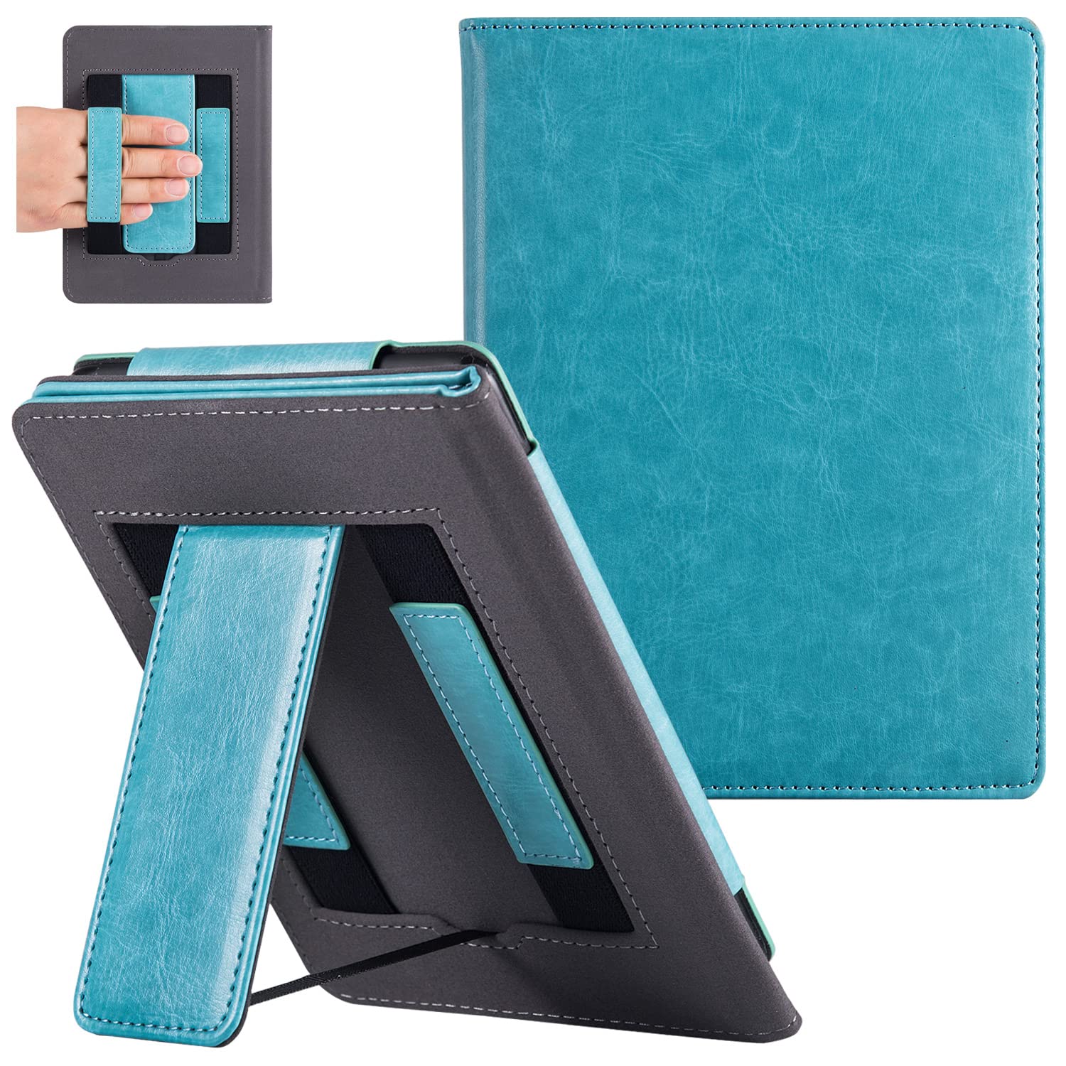 Bozhuorui Stand Case For Older Kindle Paperwhite 5Th/6Th/7Th/10Th Generation (2012 2018 Release)   Premium Pu Leather Sleeve Cov