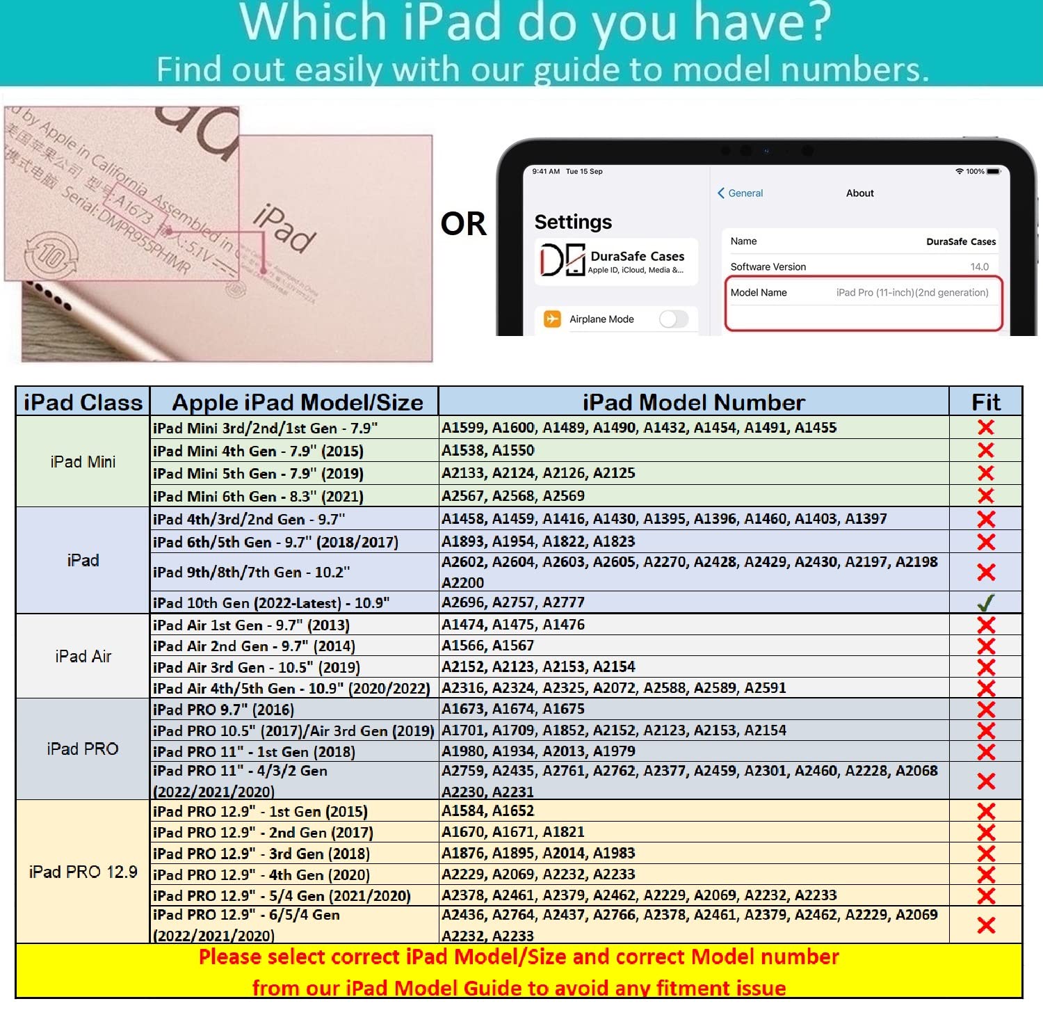 Durasafe Ipad 10Th Generation 10.9 Inch 2022 Tpu Cover A2696 Mpq13Ll/A Mpq33Ll/A Mpq03Ll/A Mpq23Ll/A A2757 Mpq93Ll/A Mpqc3Ll/A A