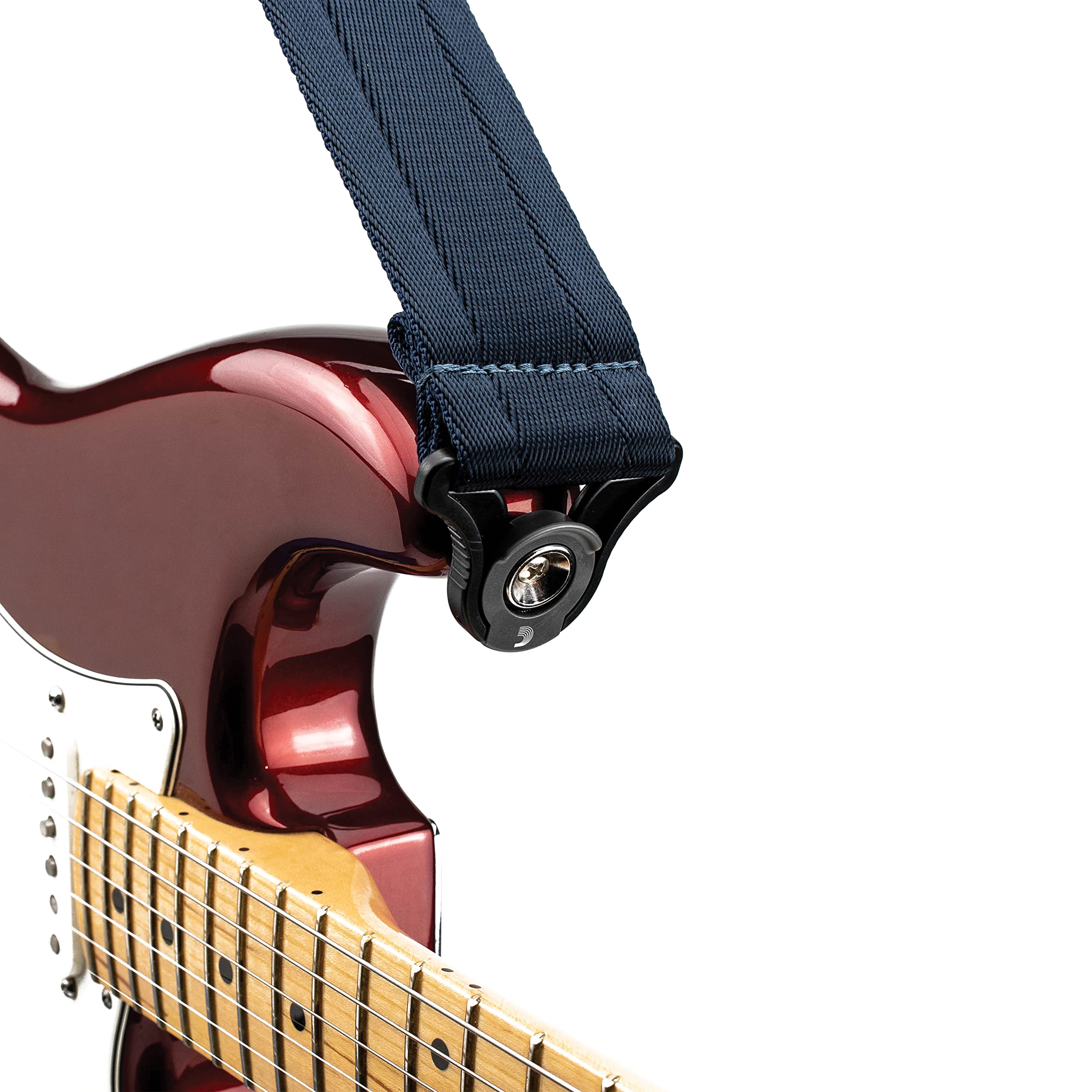 D'Addario Auto Lock Guitar Strap   Midnight
