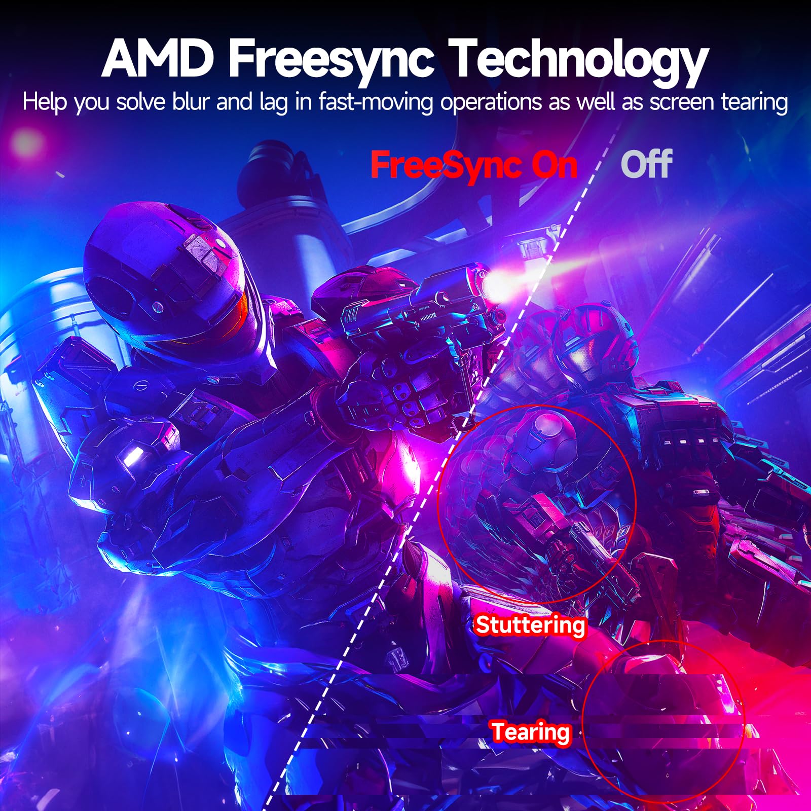 Gawfolk 32 Inch Gaming Monitor 1800R Curved Computer Monitors 165Hz / 180Hz Pc Monitors Va Screen For Home, Office And Dormitory