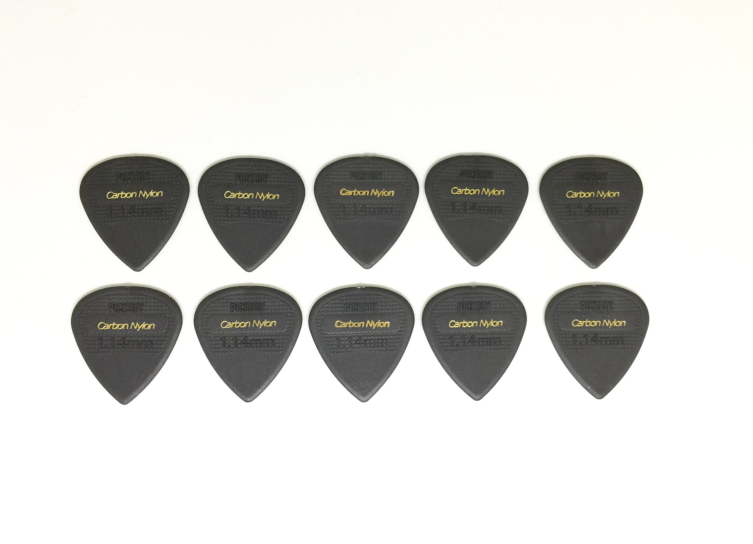 Pickboy Edge, Sharp Tip, Carbon/Nylon, 1.14Mm, 10 Picks