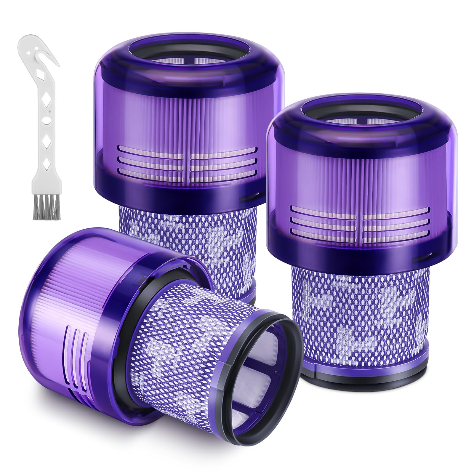 3 Pack V11 Filters Replacement For Dyson, Vacuum Filters Replacement Compatible With Dyson V11 Animal Torque Drive Complete V15