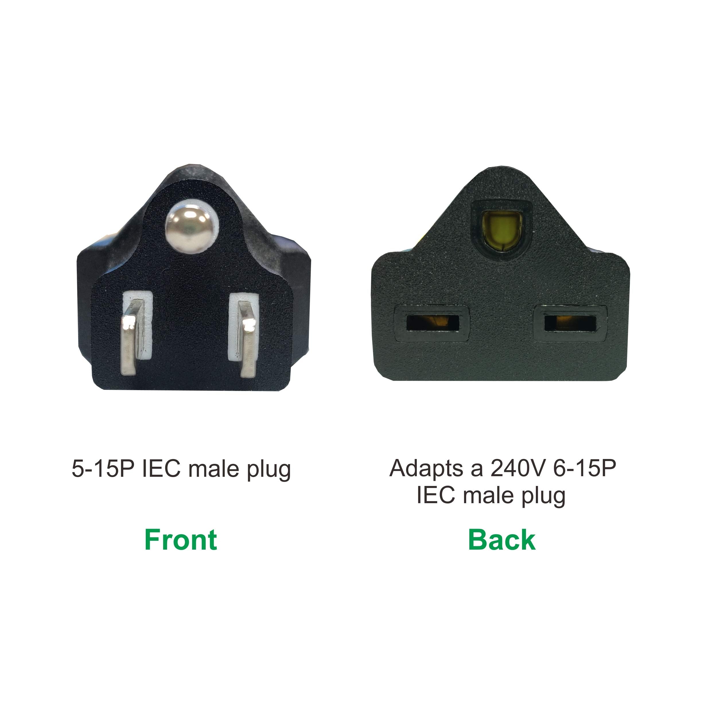 Bloomgrow 220V / 240V To 110V / 120V Plug Adapter Electrical Converter For Us (4Pcs)