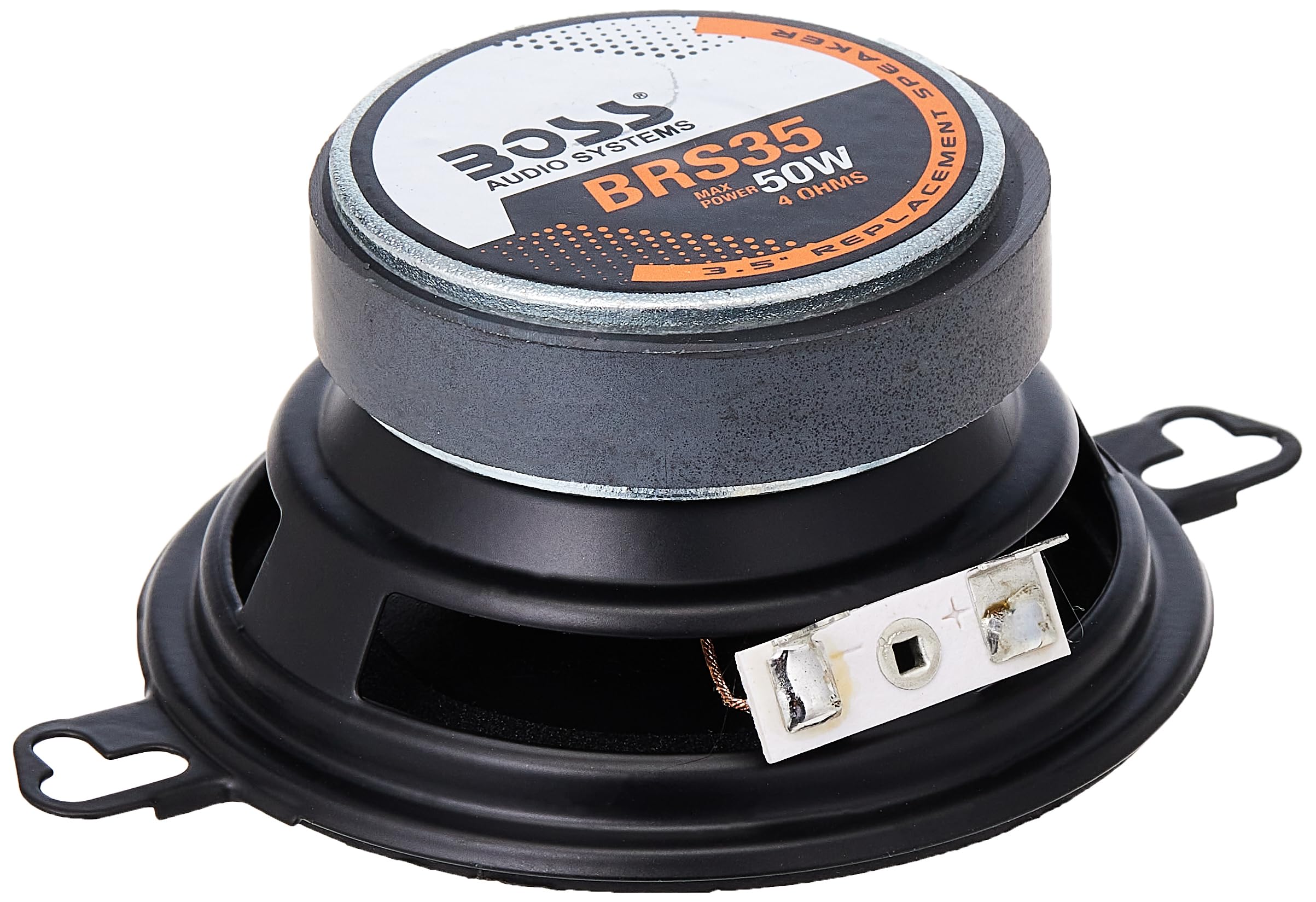 Boss Audio Systems Brs35 3.5 Inch Replacement Car Door Speakers   50 Watts Max, Sold Individually, Use With Stereo And Tweeters