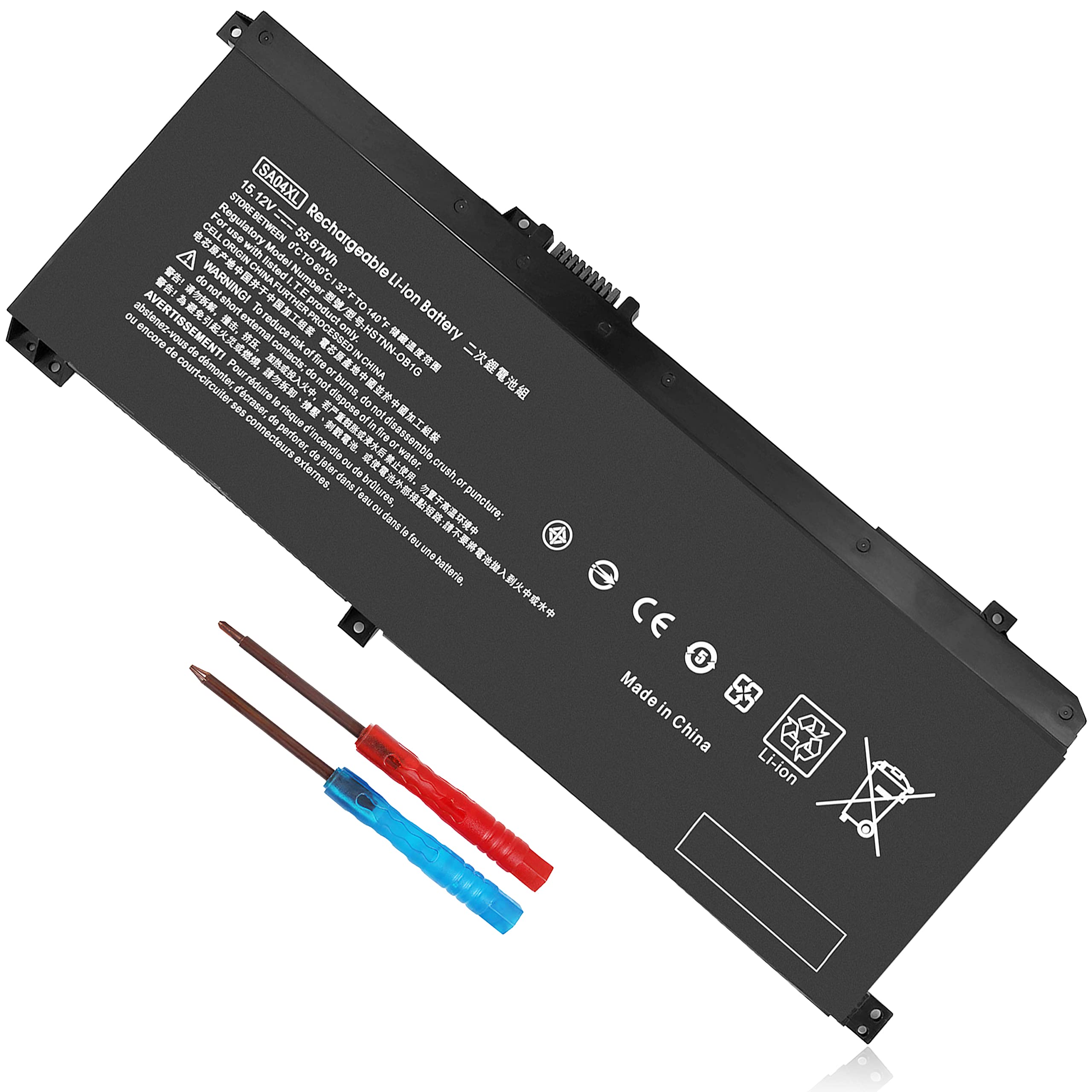 Sa04Xl L43267 005 Battery For Hp Envy X360 Battery Replacement 15M Dr0011Dx,Convertible 15 Dr1Xxx Battery,15M Dr0Xxx Sao4Xl 15M 