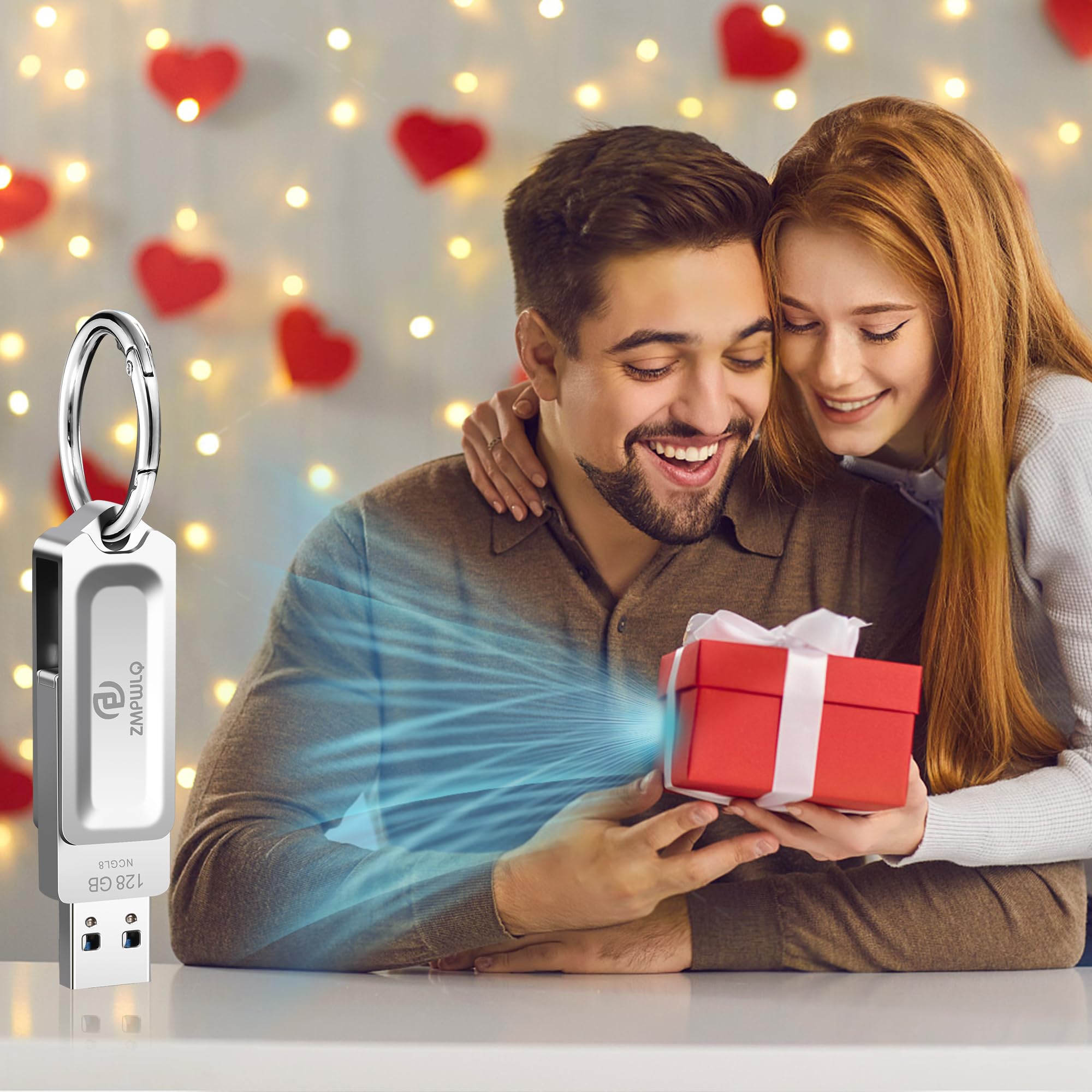 Photo Stick 256Gb For Iphone 15/Iphone 16/Ipad/Android/Computer Flash Drive Iphone External Storage Ipad Backup Stick Thumb Drive Storage Photo Saver Finder Usb C Memory Backup Photos,Videos,Contacts