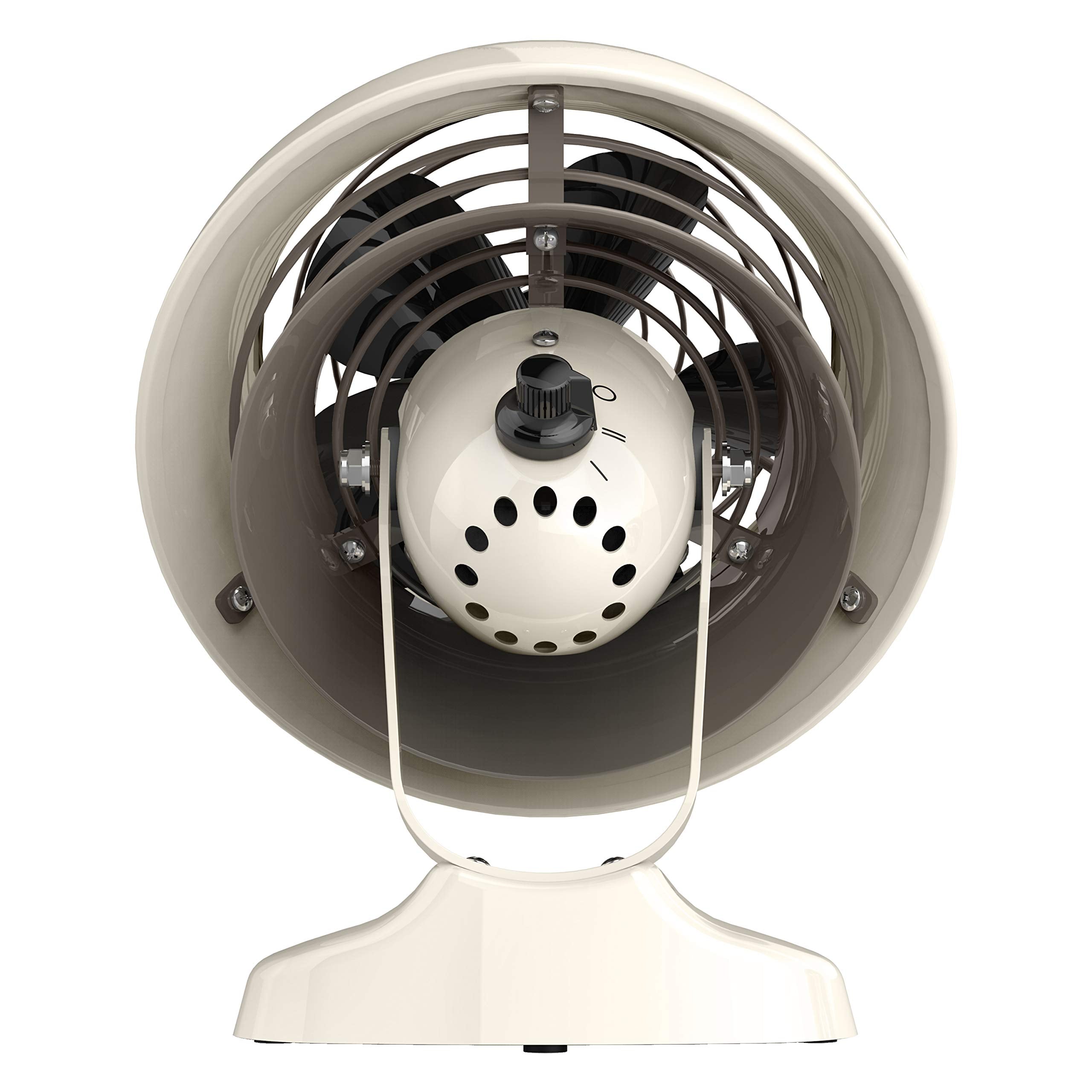Vornado Vfan Mini Classic Personal Vintage Air Circulator Fan, Vintage White  Classic Base, Small