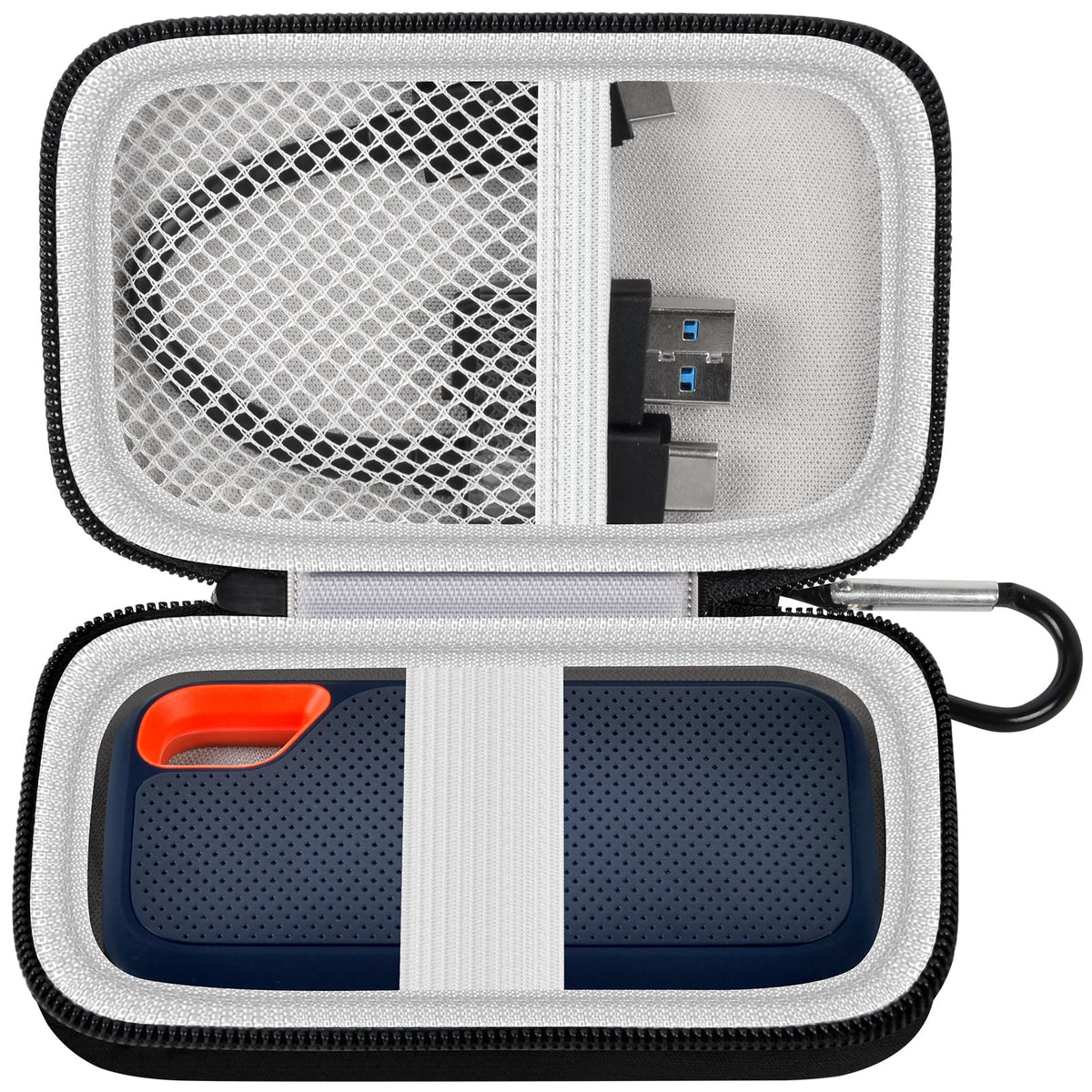 Hard Case Compatible With Sandisk 500Gb/ 1Tb/ 2Tb/ 4Tb Extreme Portable Ssd   Up To 1050Mb/S   Usb C, Usb 3.2 Gen 2   External F