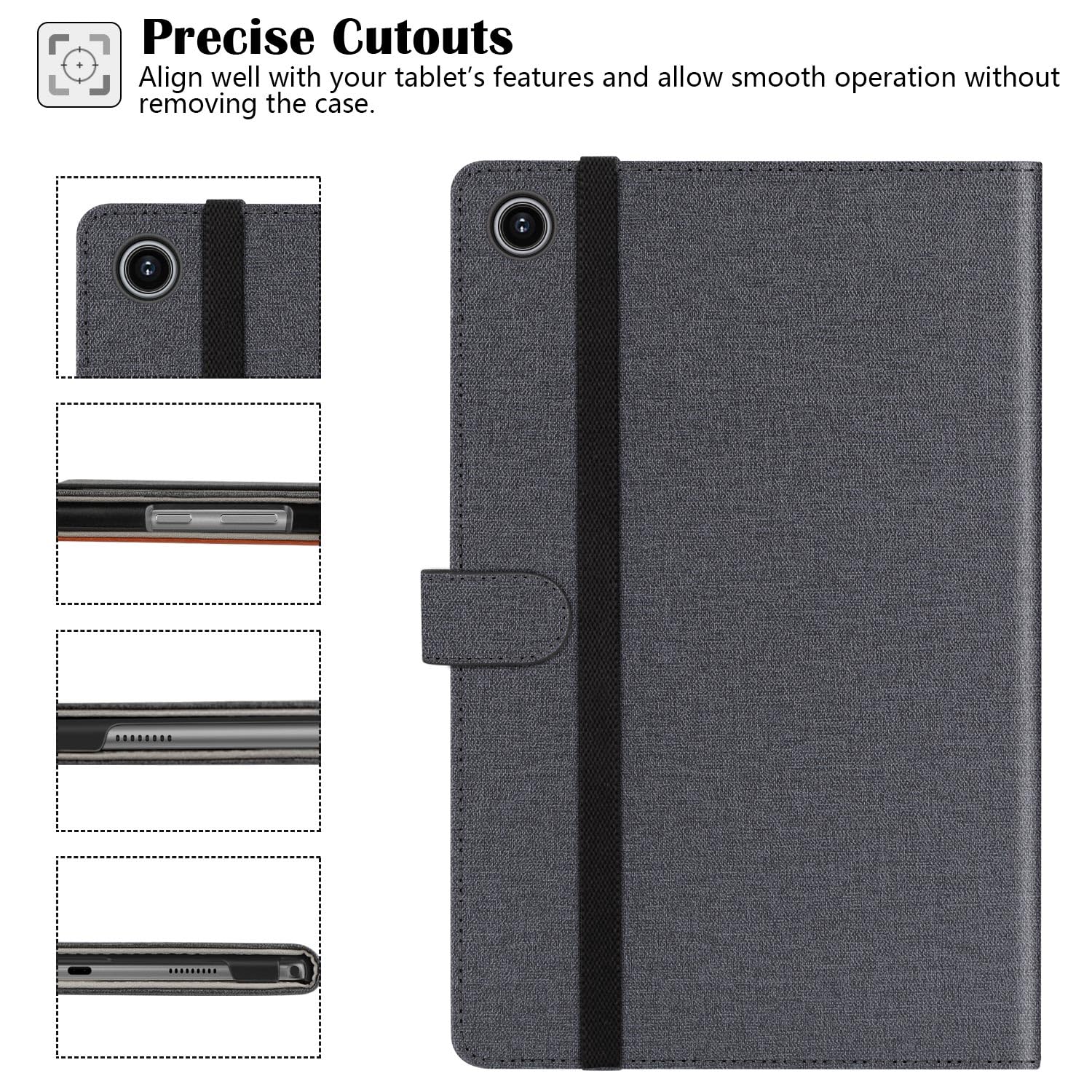 Ztotopcases For Samsung Galaxy Tab A9 Case 8.7 Inch 2023(Sm X110/X115/X117),Premium Pu Leather Business Stand Folio Cover With S