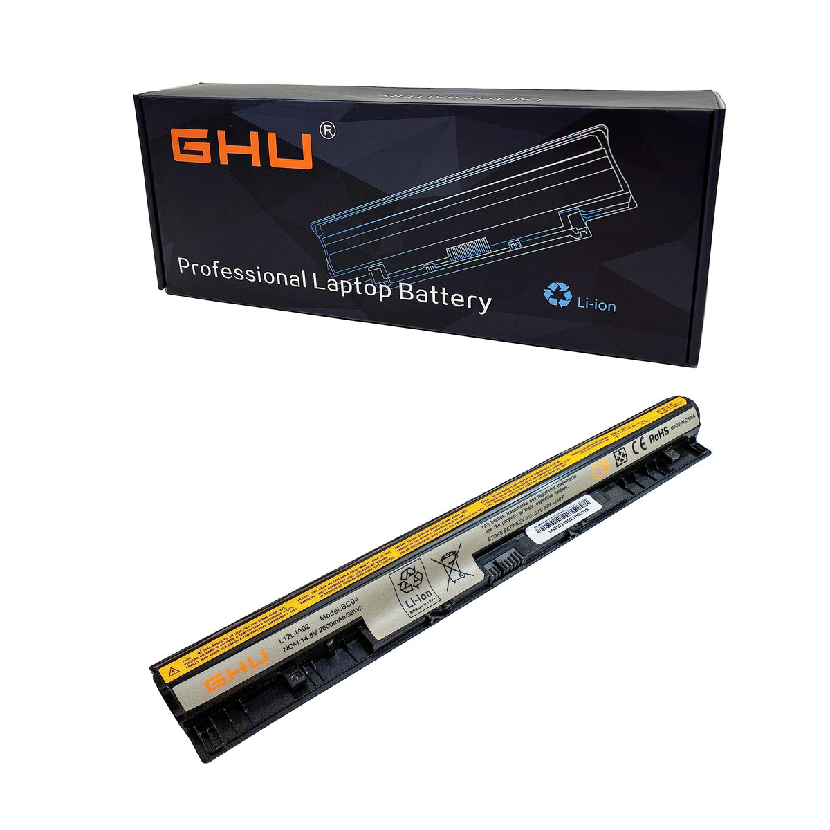 Ghu New Battery L12L4A02 L12L4E01 L12M4A02 L12M4E01 L12S4A02 L12S4E01 2600 Mah Compatible With Lenovo Ideapad G400S G405S G410S