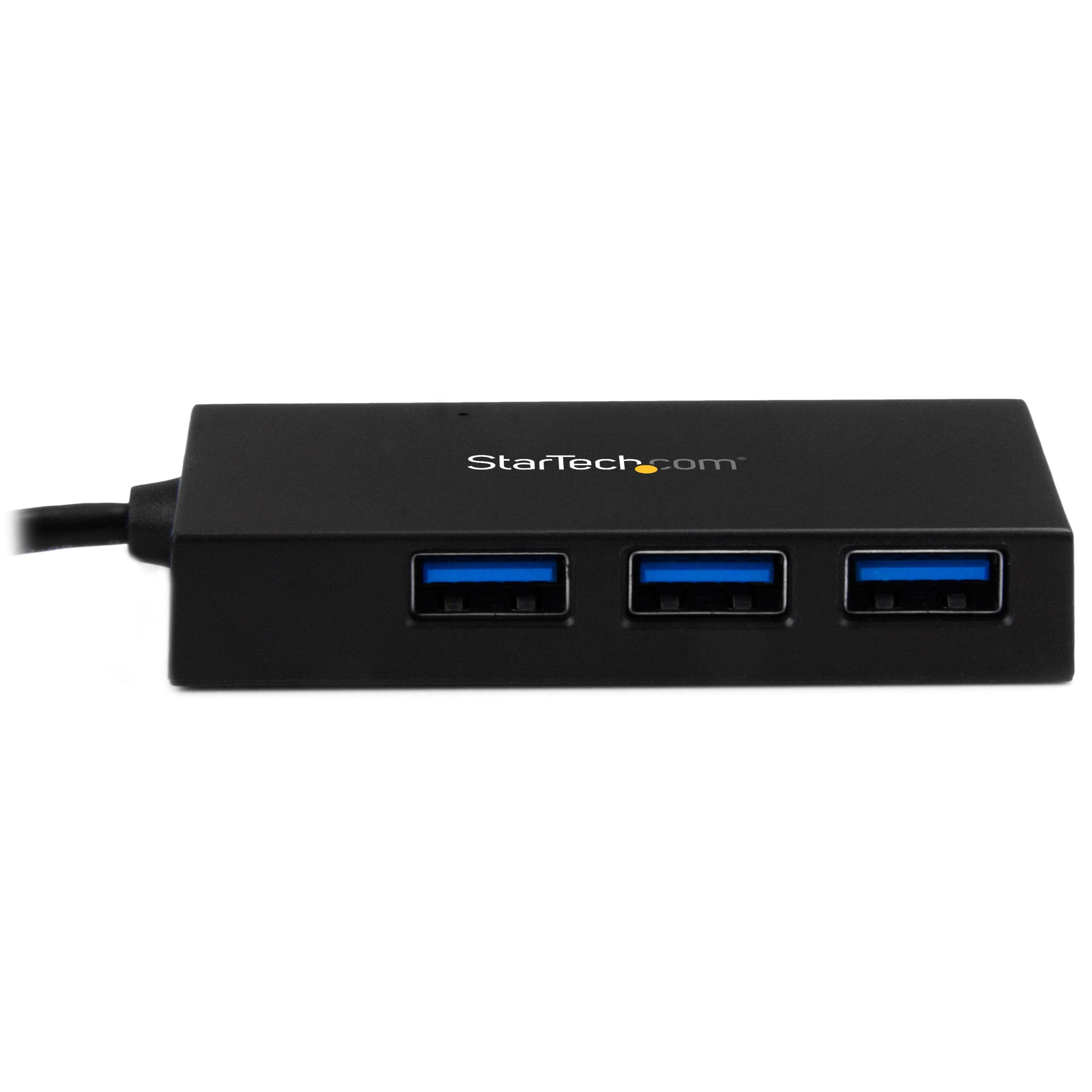 Startech.Com 4 Port Usb C Hub   Usb Type C Hub W/ 4X Usb A Ports (Usb 3.0/3.1 Gen 1 Superspeed 5Gbps)   Usb Bus Or Self Power